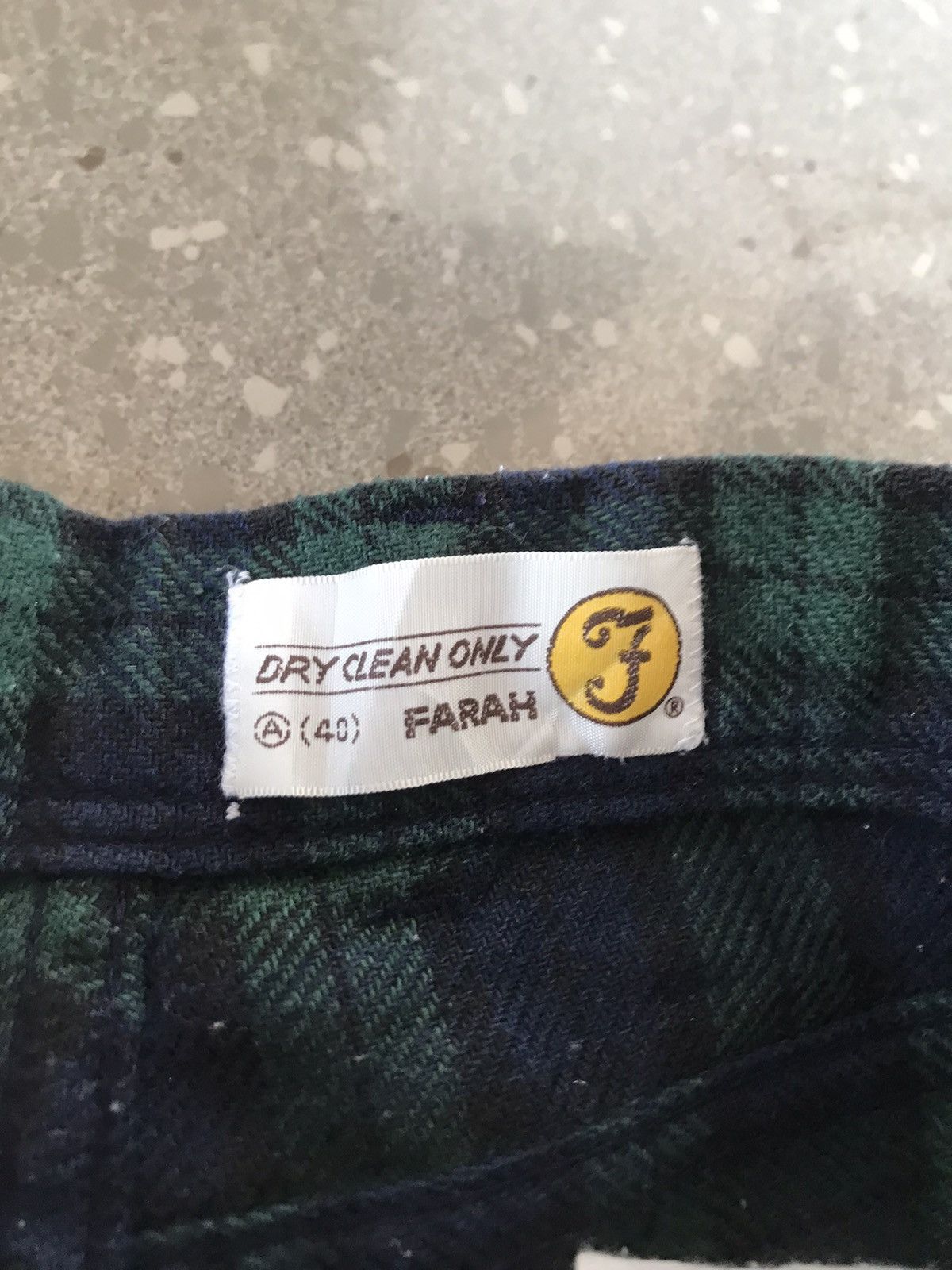 Farah 70s Farah Vintage Checkered Wool Pants Punk Style Size US 28 / EU 44 - 3 Thumbnail