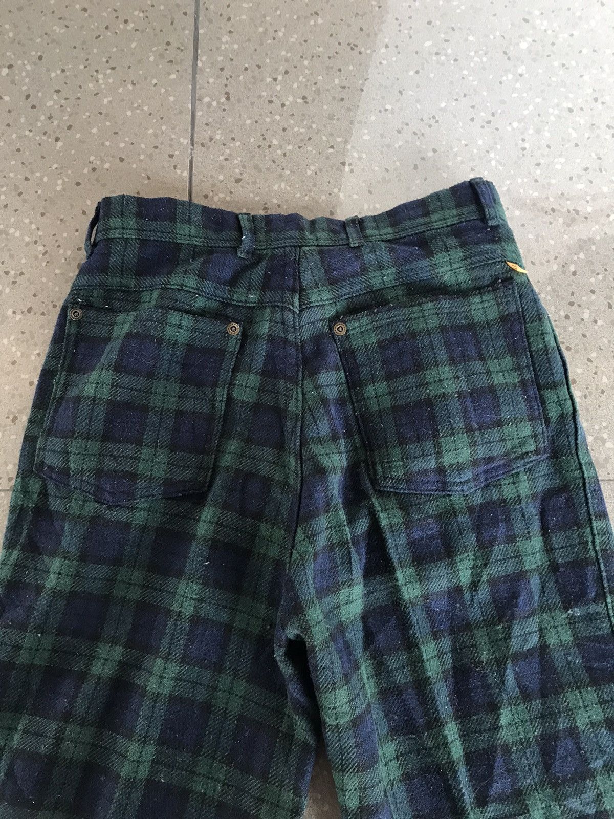 Farah 70s Farah Vintage Checkered Wool Pants Punk Style Size US 28 / EU 44 - 6 Thumbnail