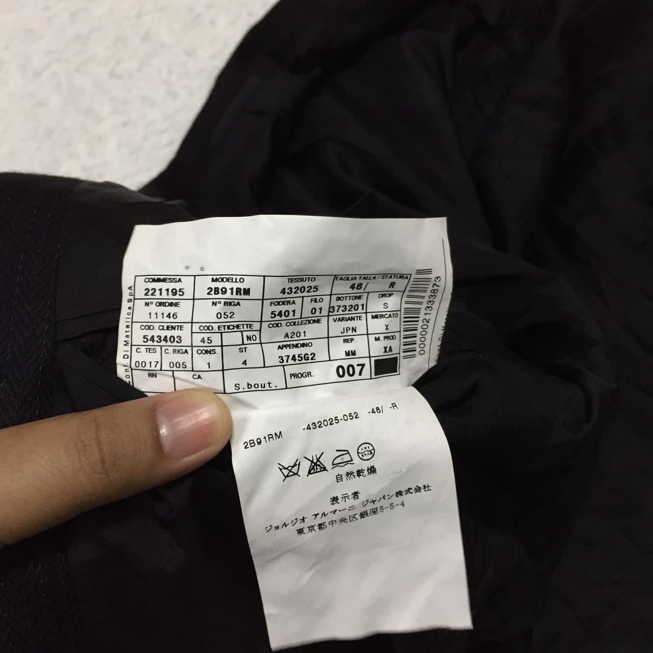 Armani ARMANI Wool Jacket Coat Made in Italy Size US M / EU 48-50 / 2 - 6 Thumbnail