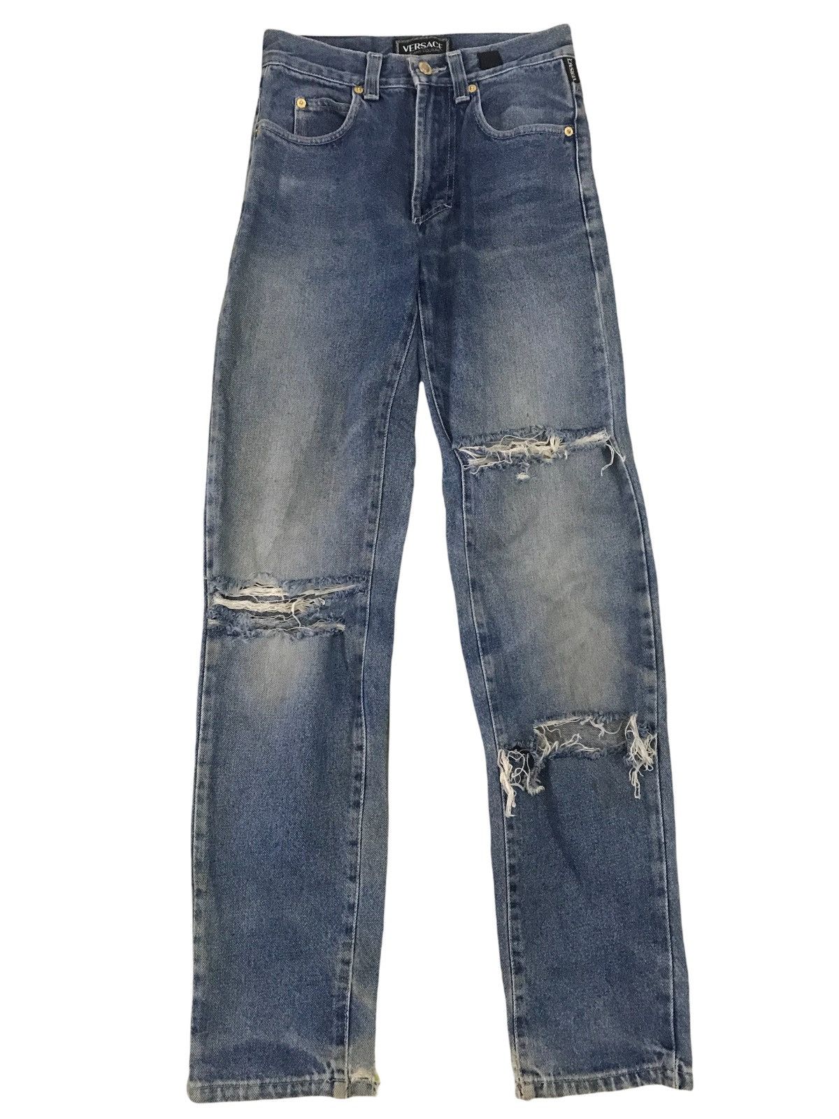 Versace Jeans Couture Versace jeans Couture distress design Size US 28 / EU 44 - 1 Thumbnail