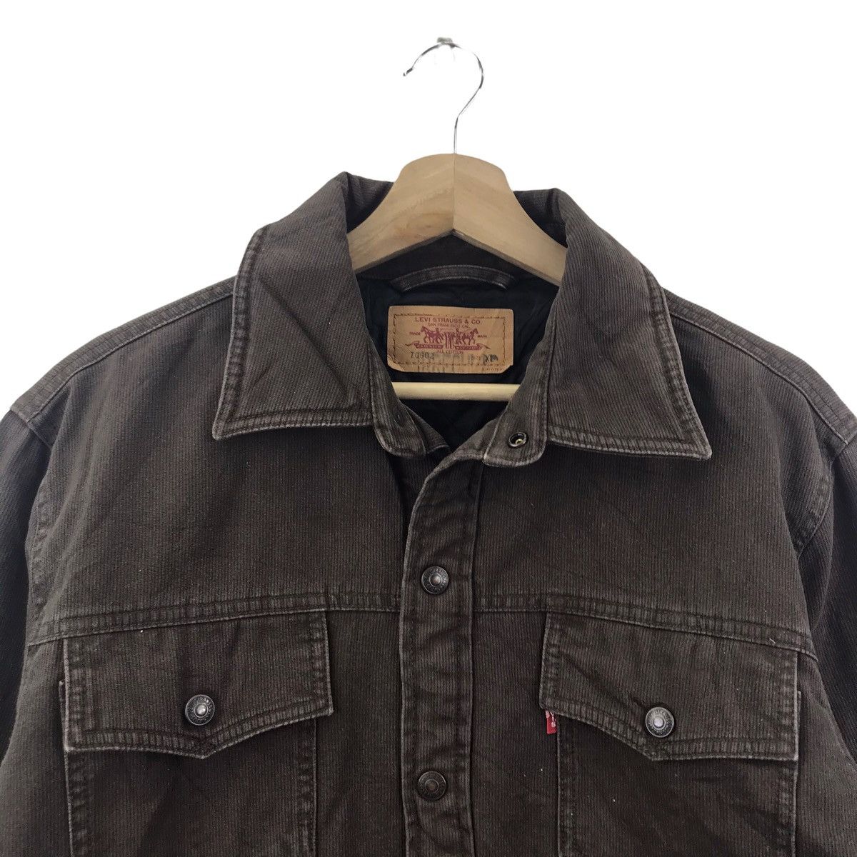 Levi's LEVIS STRAUSS Brown Label Denim Chore Jeans Jacket Workwear Size US XL / EU 56 / 4 - 2 Thumbnail
