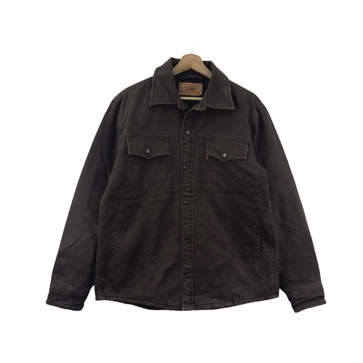 Levi's LEVIS STRAUSS Brown Label Denim Chore Jeans Jacket Workwear Size US XL / EU 56 / 4 - 1 Thumbnail