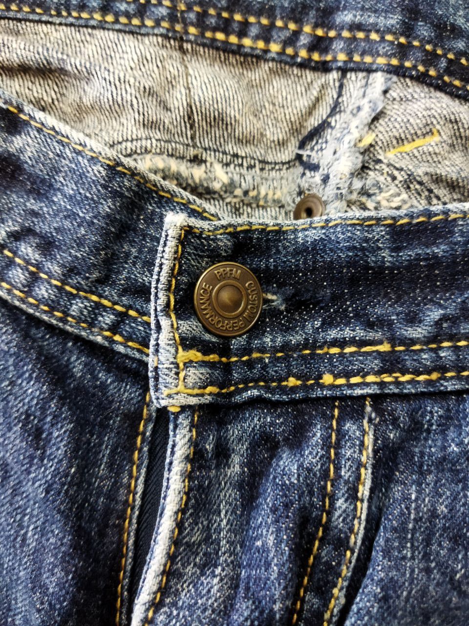 PPFM Japanese PPFM Nice Design Jeans Size US 31 - 10 Thumbnail