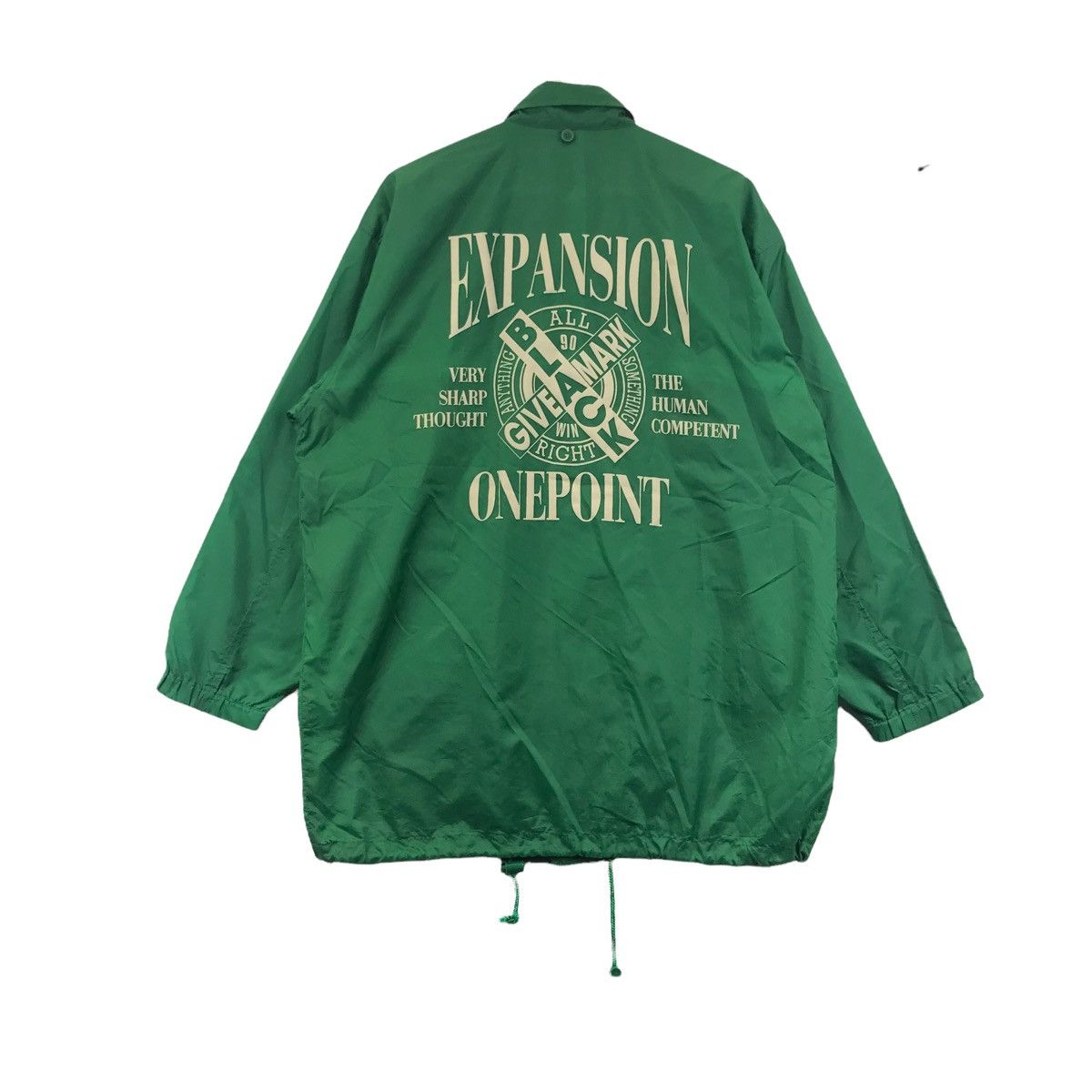 Vintage Vintage EXPANSION BLACK ONEPOINT Bomber Coach Jacket Size US L / EU 52-54 / 3 - 1 Thumbnail