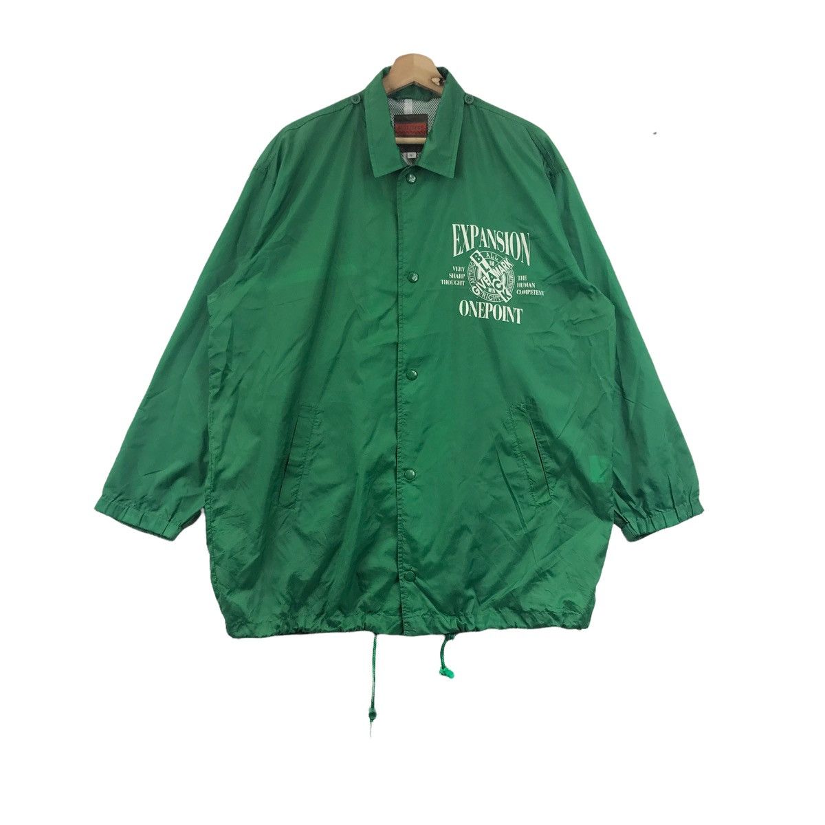 Vintage Vintage EXPANSION BLACK ONEPOINT Bomber Coach Jacket Size US L / EU 52-54 / 3 - 3 Thumbnail