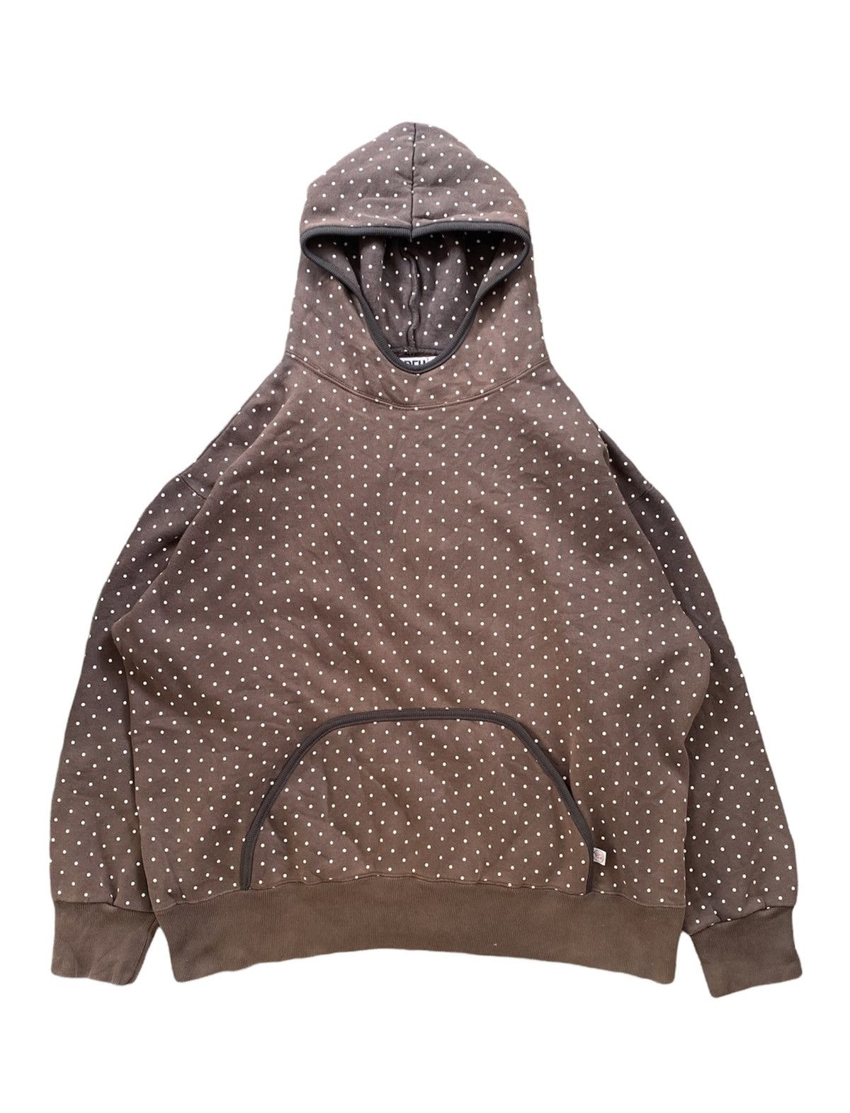 image of Fragment Design x Good Enough 2001 Ninja Hoodie in Brown, Men's (Size Medium)