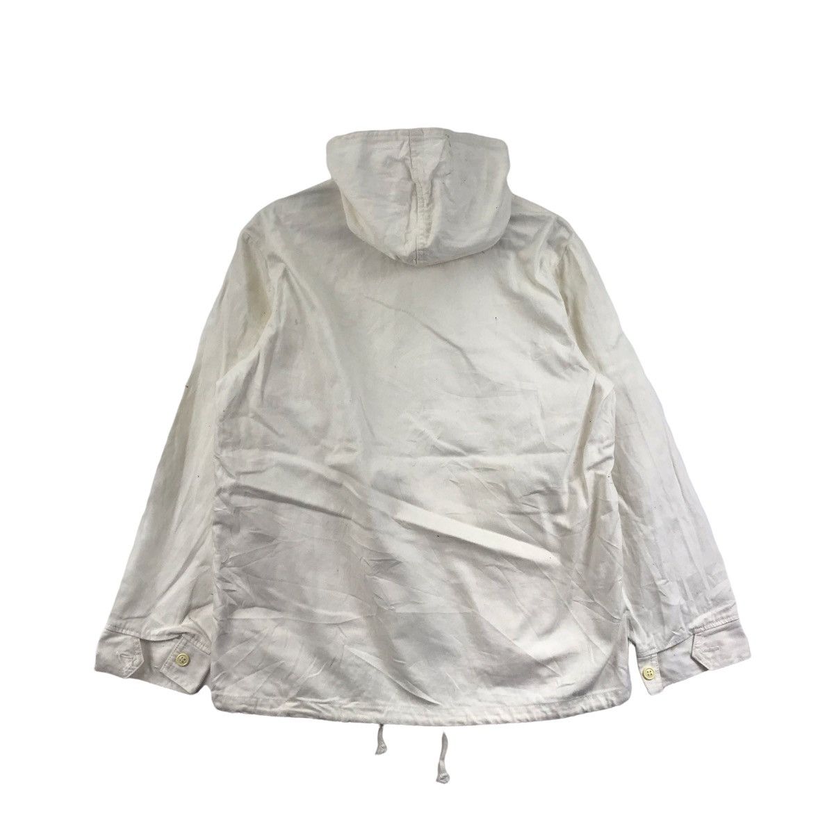 Wrangler WRANGLER Jeans And Sportwear White Hooded Jacket Size US M / EU 48-50 / 2 - 7 Thumbnail