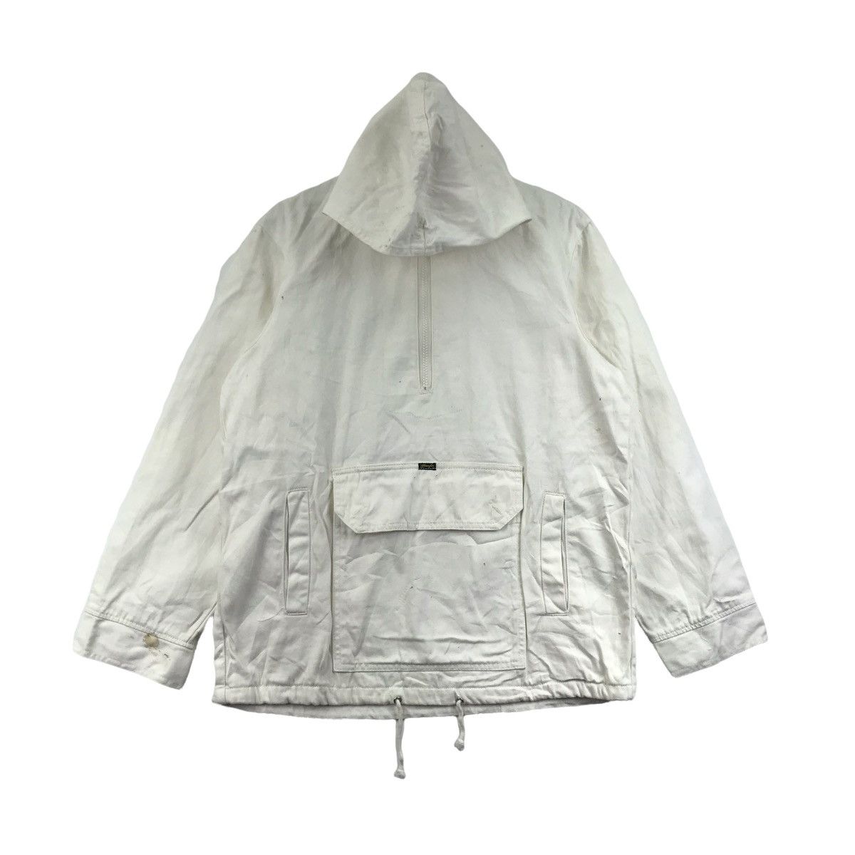 Wrangler WRANGLER Jeans And Sportwear White Hooded Jacket Size US M / EU 48-50 / 2 - 1 Thumbnail