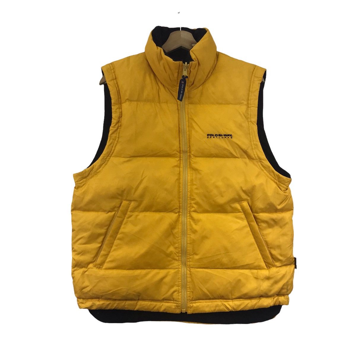 Polo Ralph Lauren POLO-BI WAY Reversible Yellow Blue Puffer Down Jacket Size US M / EU 48-50 / 2 - 1 Thumbnail