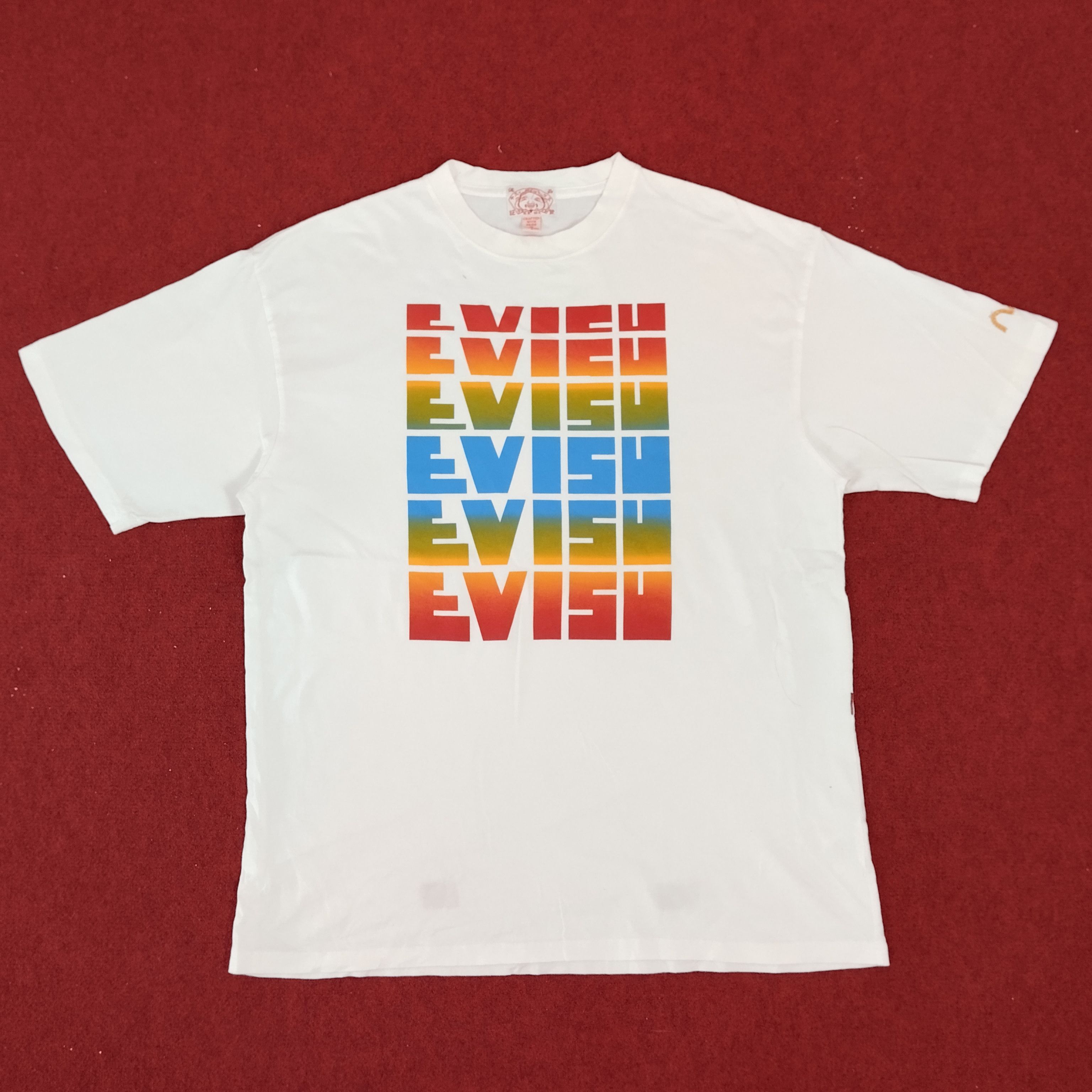 Evisu × Japanese Brand Evisu Streetwear Skateboard Style Colouful Design Tshirt Size US XL / EU 56 / 4 - 1 Thumbnail