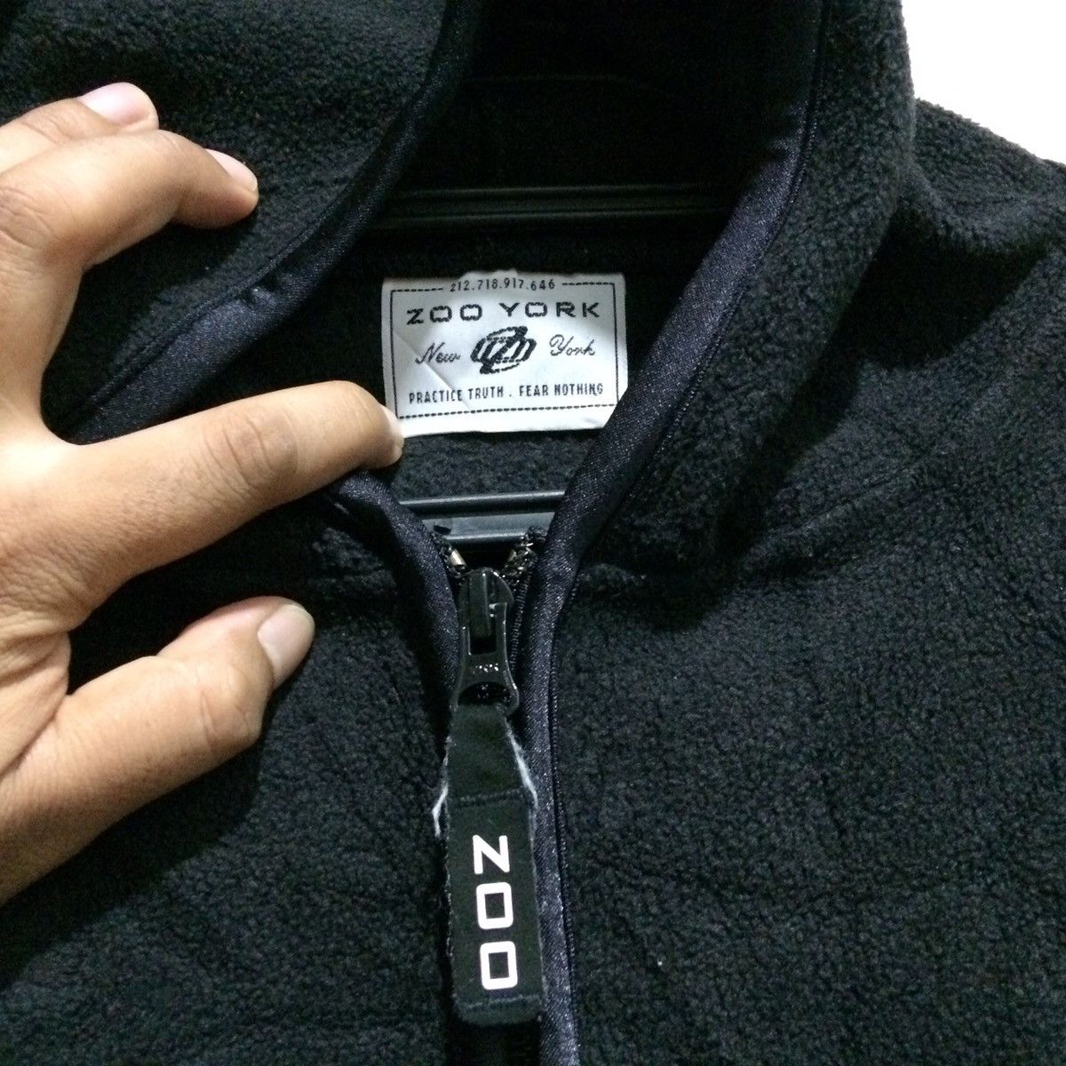Zoo York Fleece ZOO YORK Skateboard Spellout Embroider Hoodie Jacket Size US XL / EU 56 / 4 - 3 Thumbnail