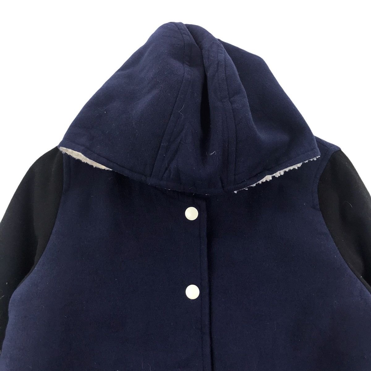 Vintage E HYPHENWORLD GALLERY Blue Duffle Hooded Coat Jacket Size US S / EU 44-46 / 1 - 2 Thumbnail