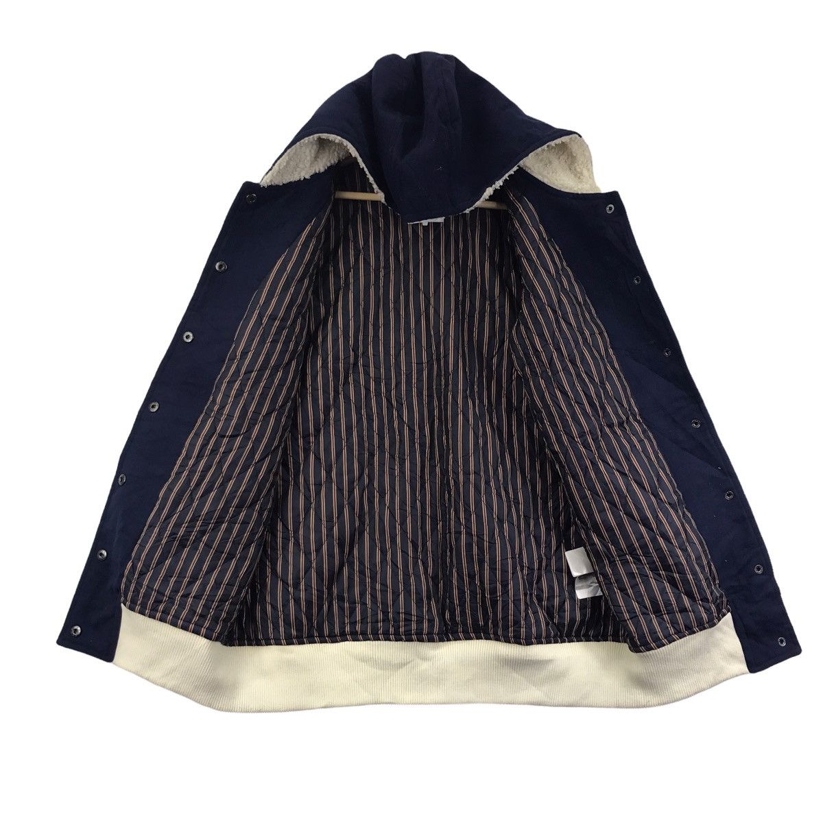 Vintage E HYPHENWORLD GALLERY Blue Duffle Hooded Coat Jacket Size US S / EU 44-46 / 1 - 9 Thumbnail