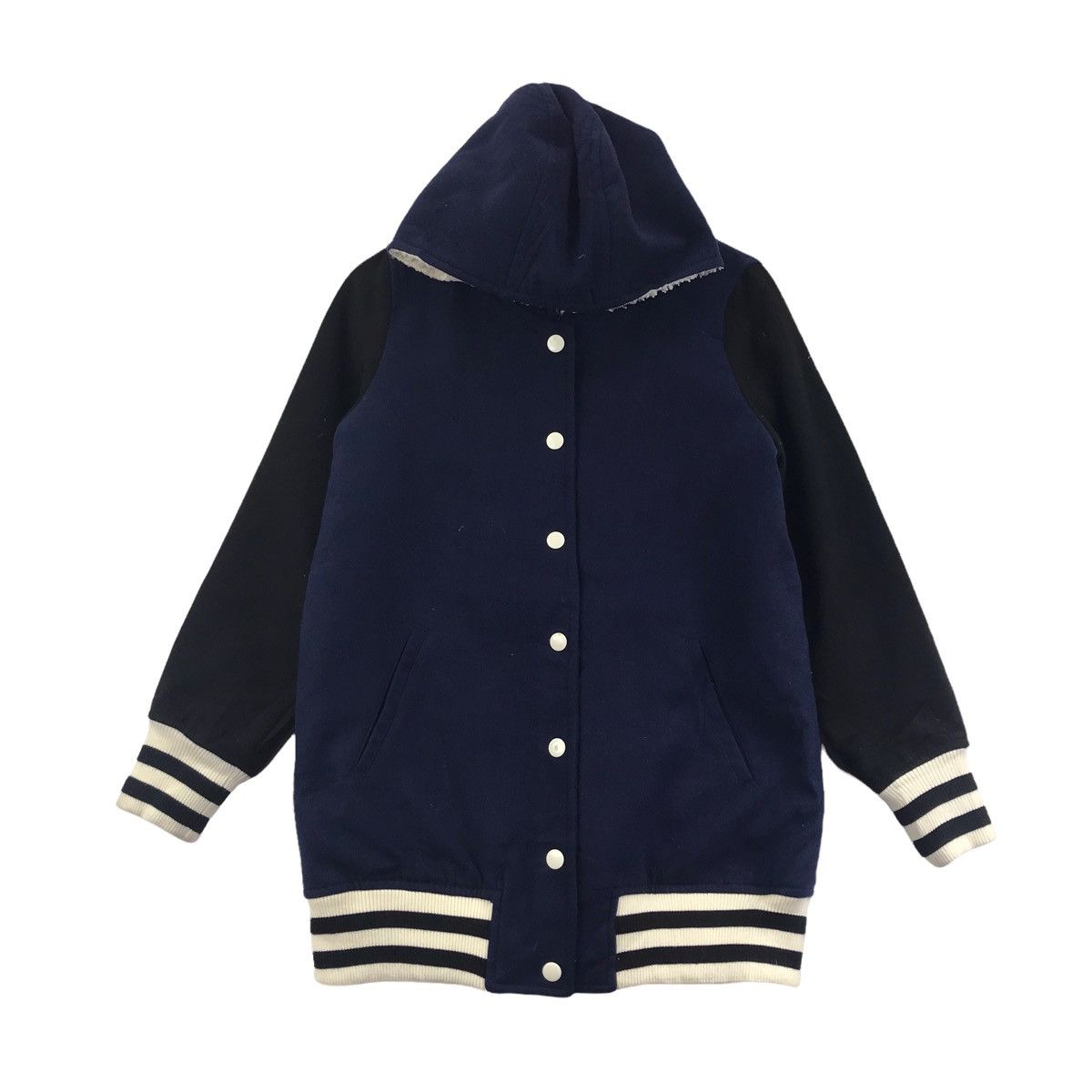 Vintage E HYPHENWORLD GALLERY Blue Duffle Hooded Coat Jacket Size US S / EU 44-46 / 1 - 1 Thumbnail