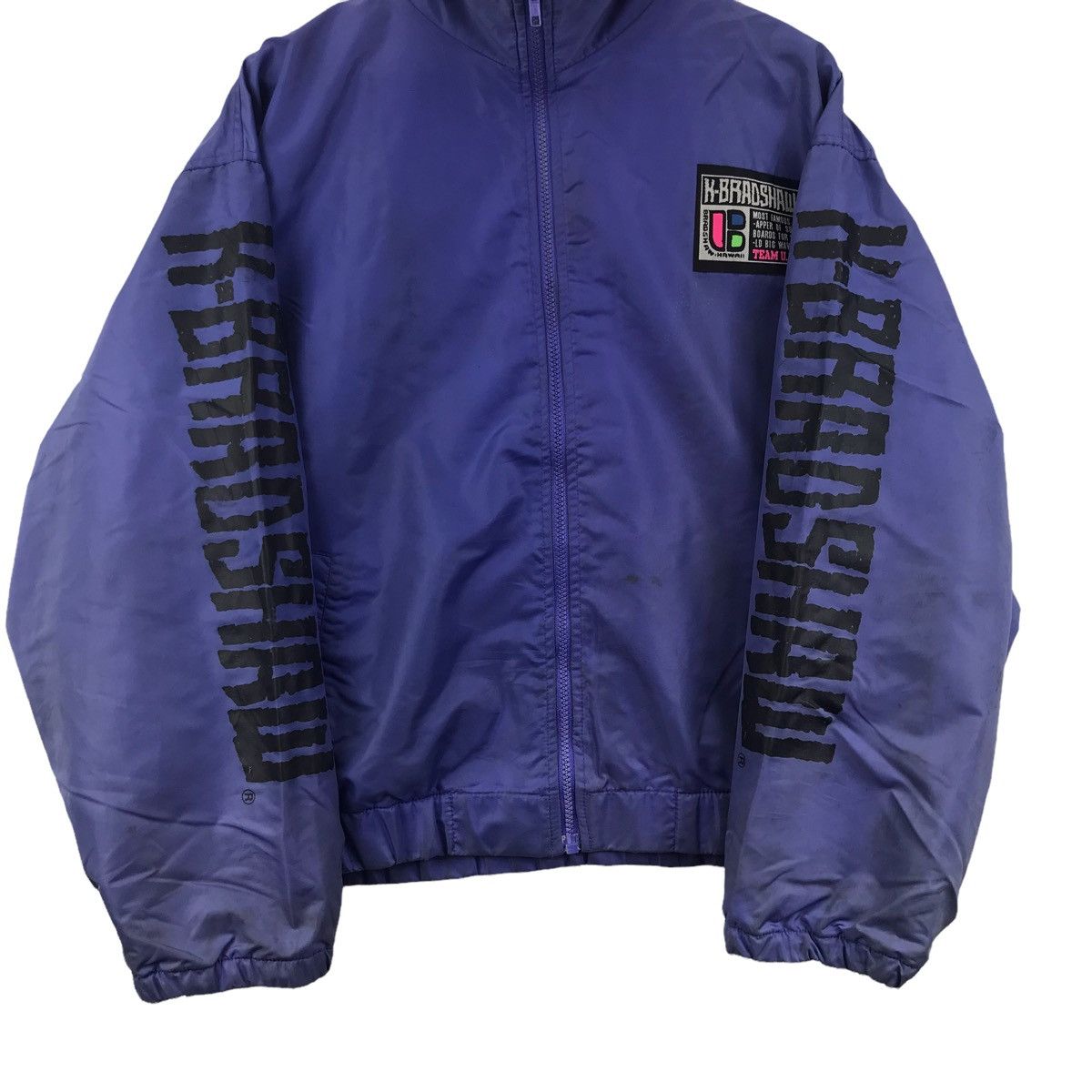 Vintage K. BRAD SHAW Hawaii Team USA Surf Bomber Jacket Size US L / EU 52-54 / 3 - 6 Thumbnail
