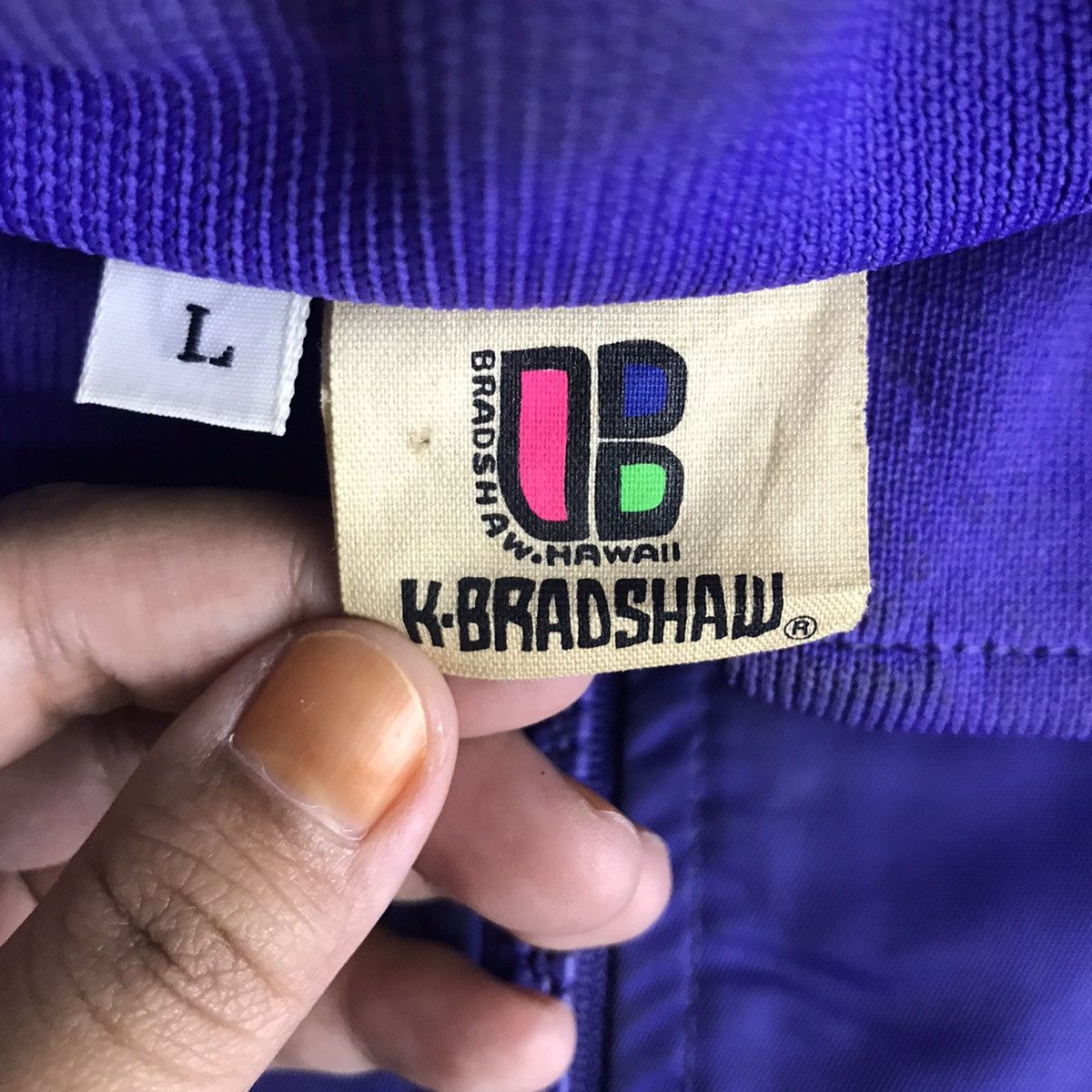 Vintage K. BRAD SHAW Hawaii Team USA Surf Bomber Jacket Size US L / EU 52-54 / 3 - 7 Thumbnail