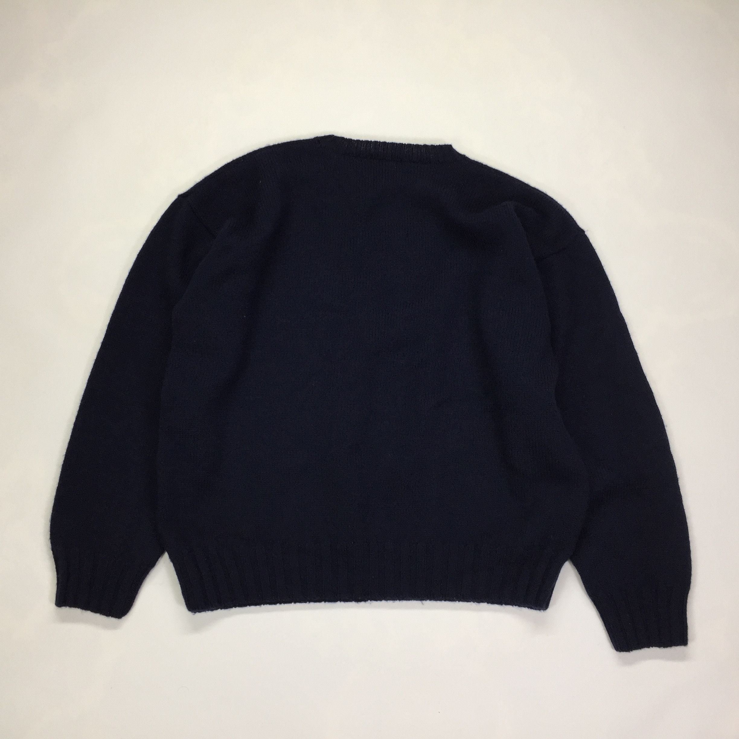 Gant × Japanese Brand × Vintage Gant Big Logo Vintage Wool Sweater Size US L / EU 52-54 / 3 - 9 Thumbnail