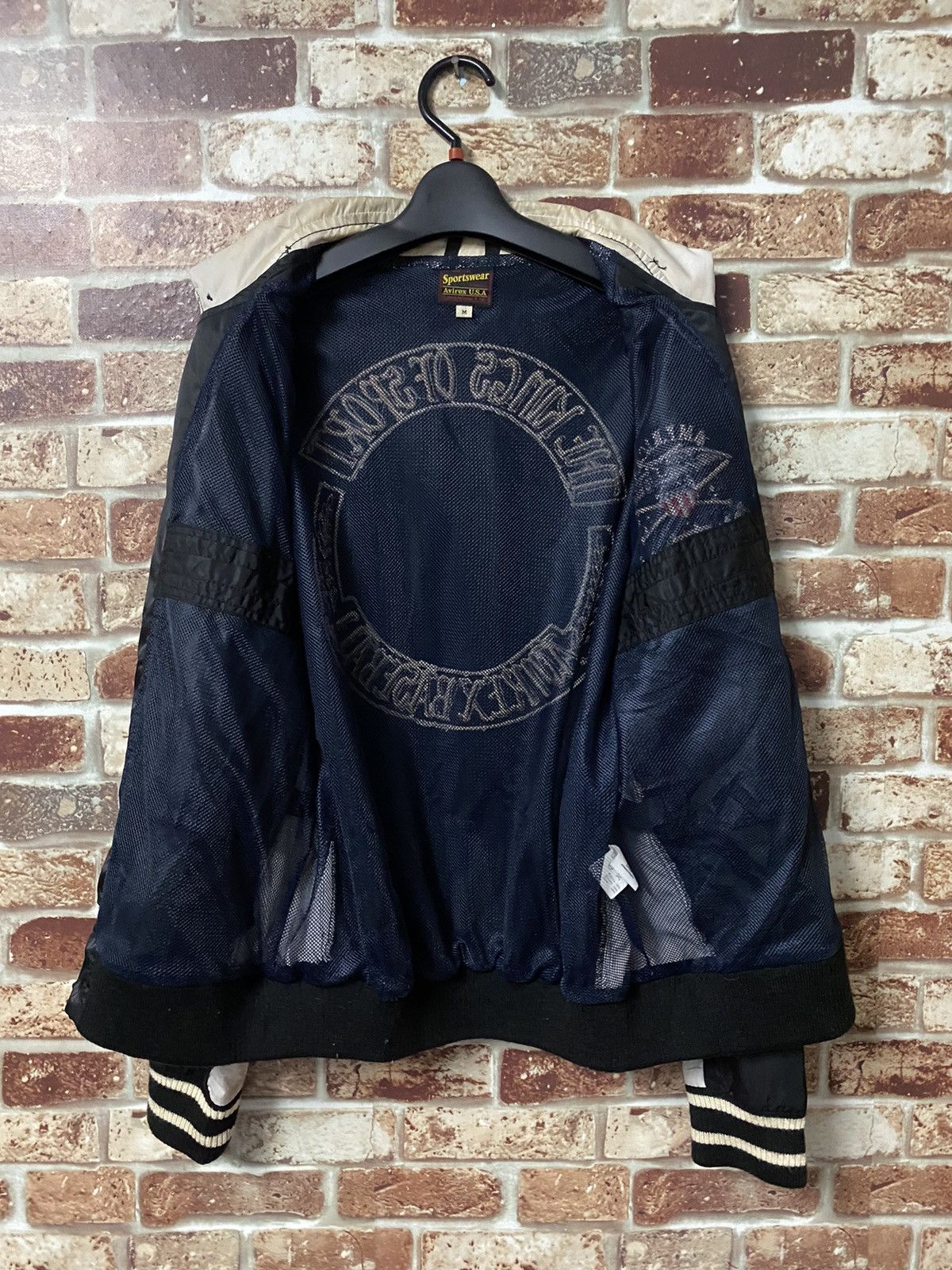 Avirex × MLB × Vintage GK142🔥RARE🔥VINTAGE AVIREX BASEBALL JACKET Size US M / EU 48-50 / 2 - 16 Thumbnail