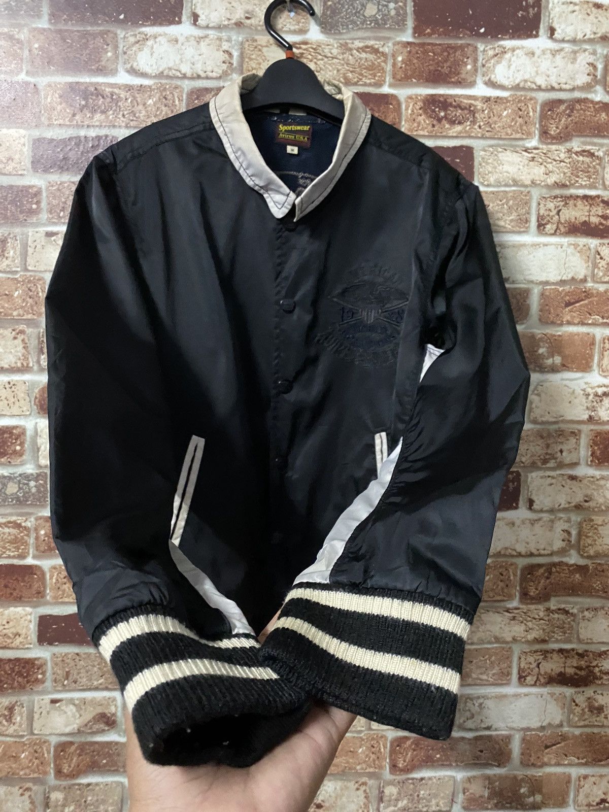 Avirex × MLB × Vintage GK142🔥RARE🔥VINTAGE AVIREX BASEBALL JACKET Size US M / EU 48-50 / 2 - 11 Thumbnail