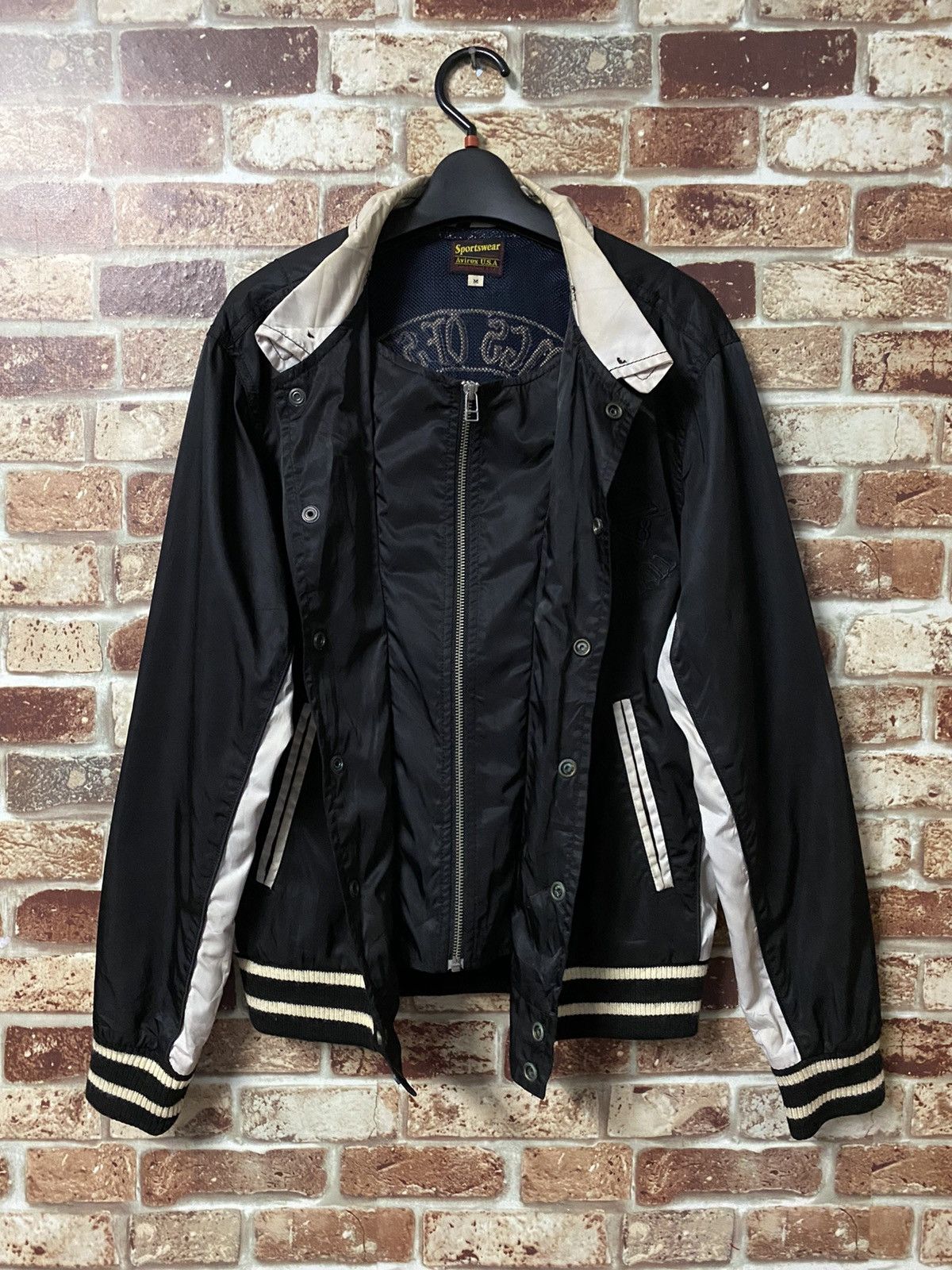 Avirex × MLB × Vintage GK142🔥RARE🔥VINTAGE AVIREX BASEBALL JACKET Size US M / EU 48-50 / 2 - 3 Thumbnail