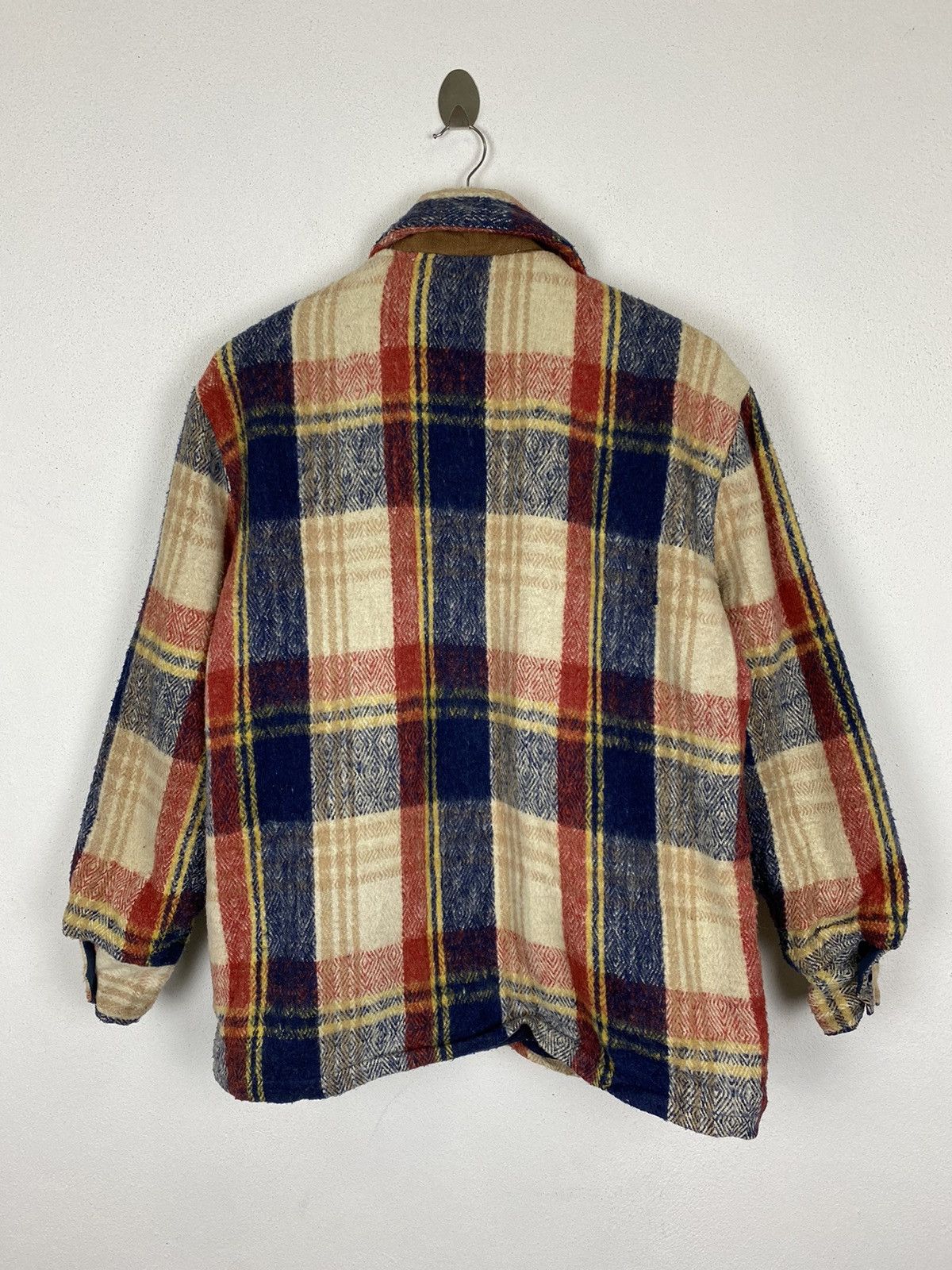 Alberta Ferretti × Flannel × Vintage GK145 VINTAGE FERRANTI DOUBLE BREAST CPO JACKET Size US M / EU 48-50 / 2 - 4 Thumbnail
