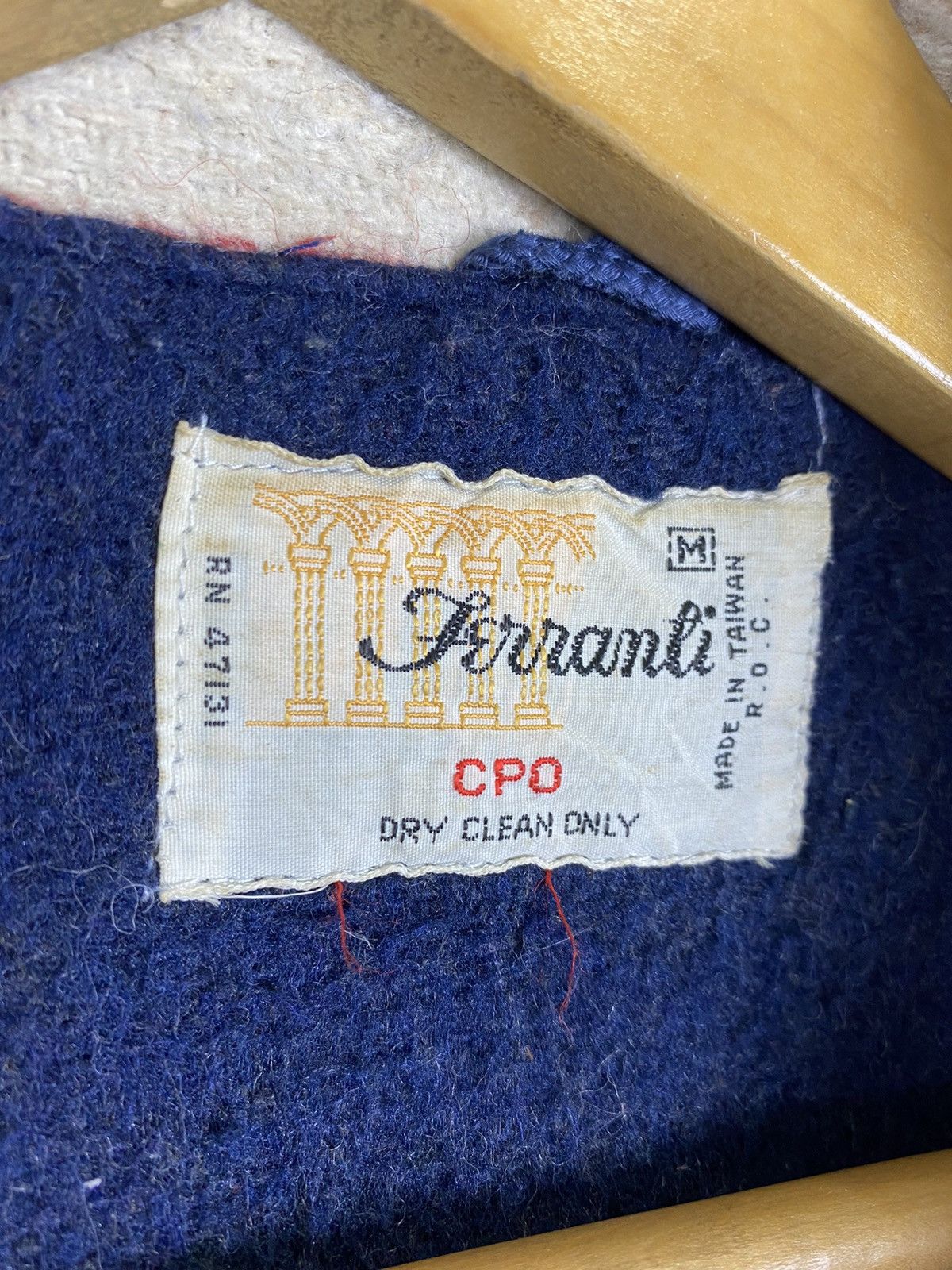 Alberta Ferretti × Flannel × Vintage GK145 VINTAGE FERRANTI DOUBLE BREAST CPO JACKET Size US M / EU 48-50 / 2 - 9 Thumbnail