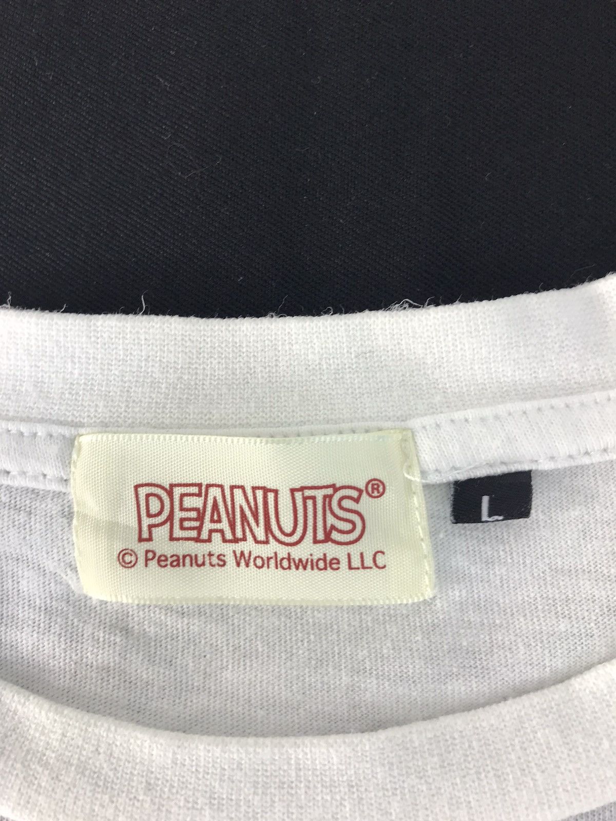 Peanuts Vintage Peanuts Snoopy Is Sleepy Design Striped Tee Size US M / EU 48-50 / 2 - 5 Thumbnail