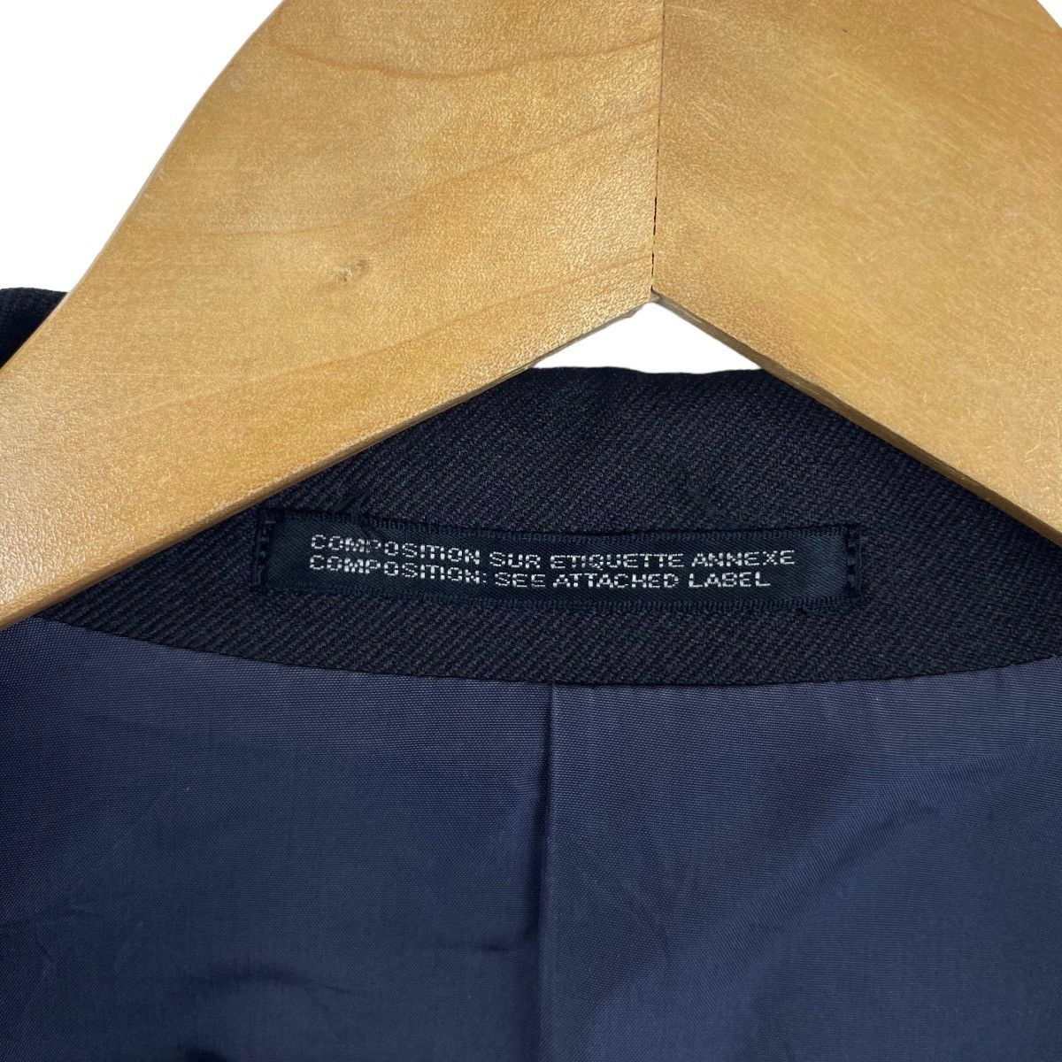 Japanese Brand × Vintage × Yohji Yamamoto Vintage YOHJI YAMAMOTO Composition Japanese Blazer Coat Size XS / US 0-2 / IT 36-38 - 7 Thumbnail