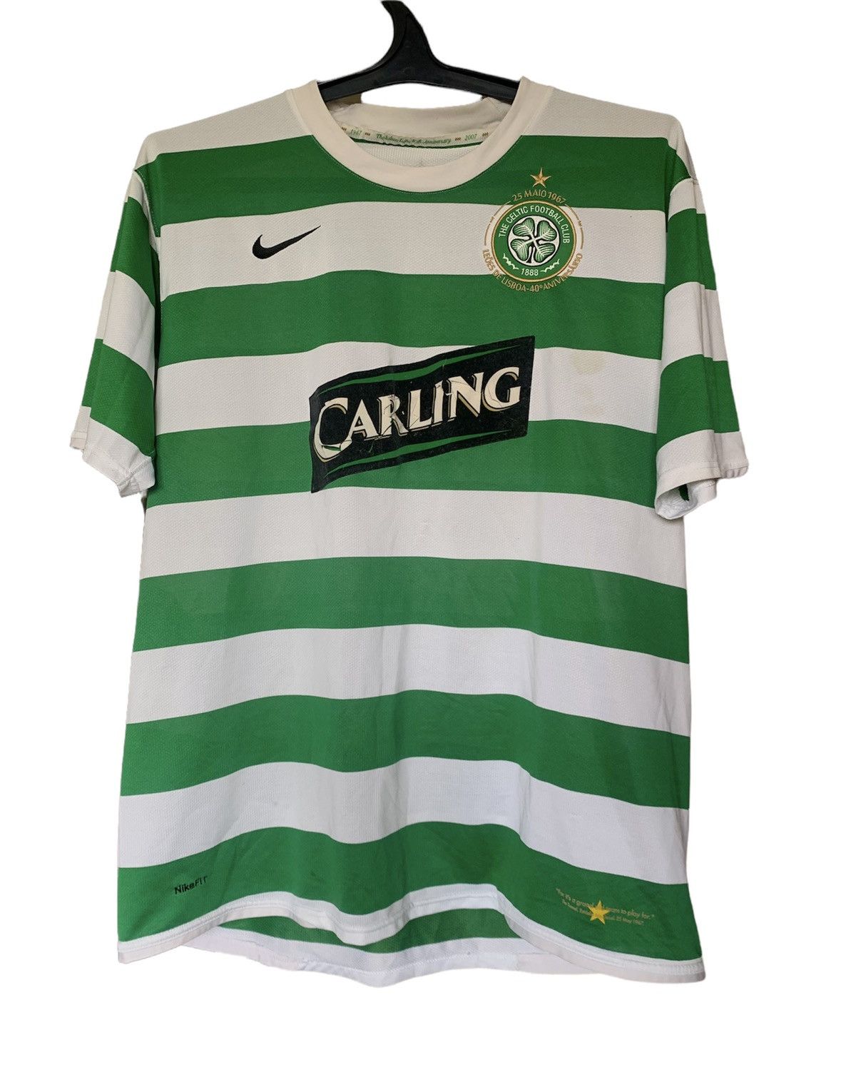 Nike Nike Celtic 2007 vintage soccer jersey Size US L / EU 52-54 / 3 - 1 Thumbnail