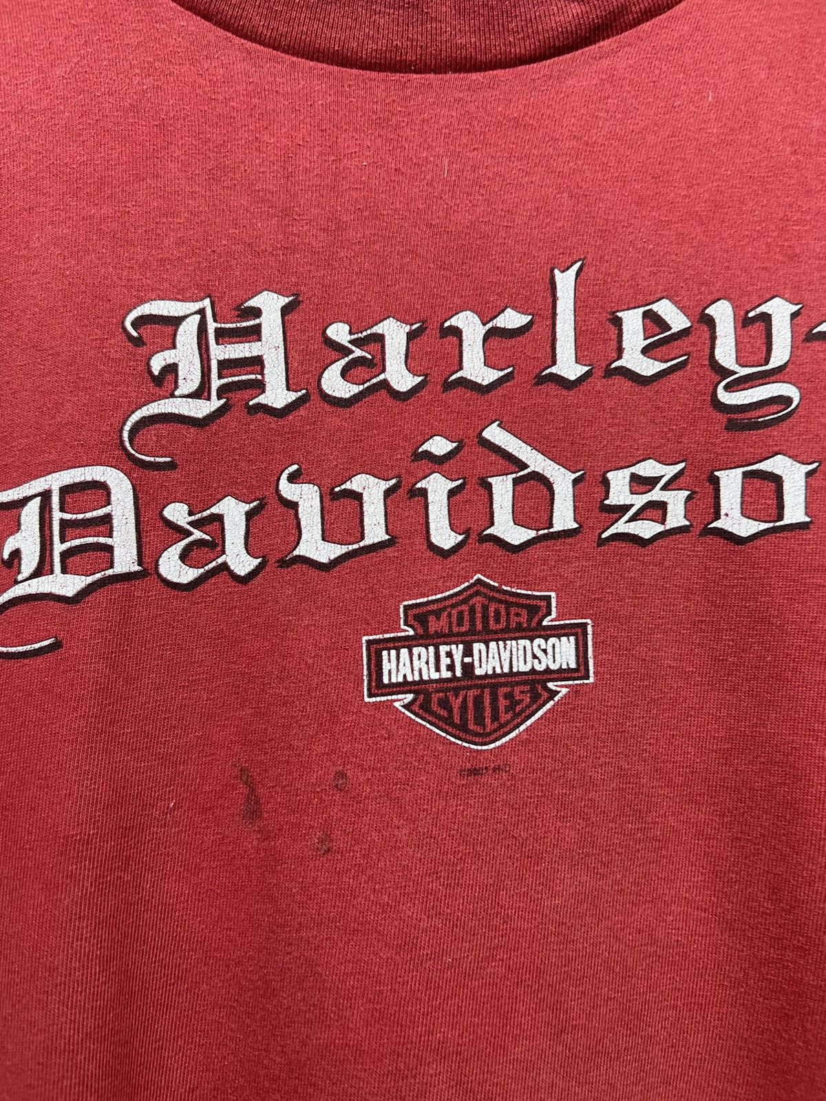 Harley Davidson × Vintage Vintage Y2k Harley Davidson Motorcycles Big Logo T-Shirt 00s Size US L / EU 52-54 / 3 - 5 Thumbnail