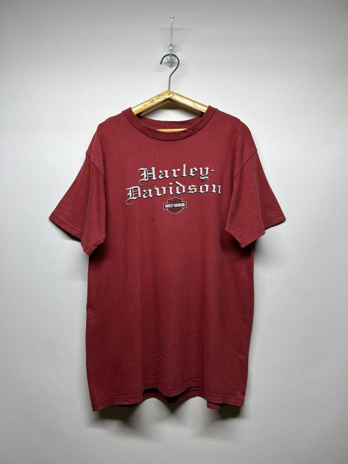 Harley Davidson × Vintage Vintage Y2k Harley Davidson Motorcycles Big Logo T-Shirt 00s Size US L / EU 52-54 / 3 - 2 Thumbnail