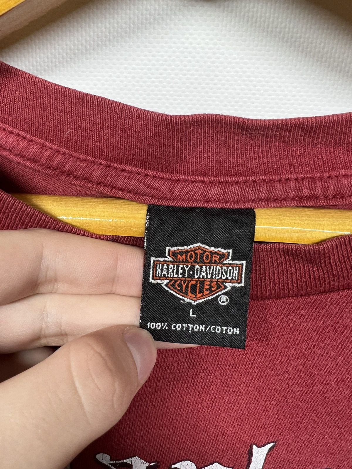 Harley Davidson × Vintage Vintage Y2k Harley Davidson Motorcycles Big Logo T-Shirt 00s Size US L / EU 52-54 / 3 - 11 Thumbnail