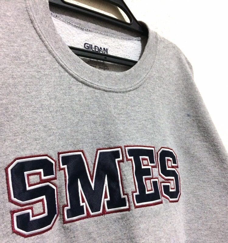 Vintage Vintage SMES Embroiderey Crewneck pullovers Jumper Jacket Size US L / EU 52-54 / 3 - 2 Thumbnail