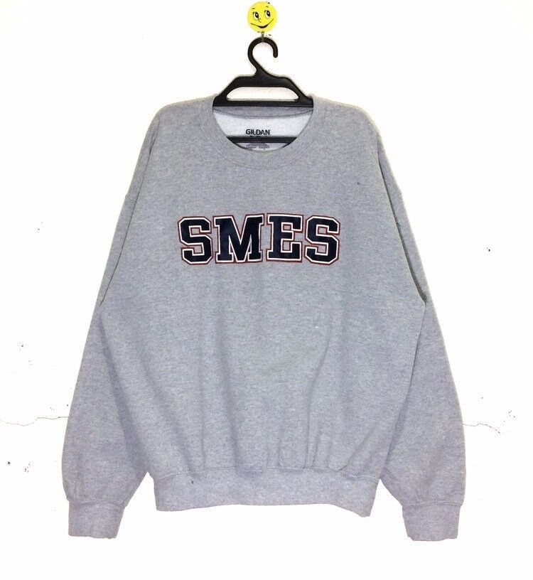 Vintage Vintage SMES Embroiderey Crewneck pullovers Jumper Jacket Size US L / EU 52-54 / 3 - 1 Thumbnail