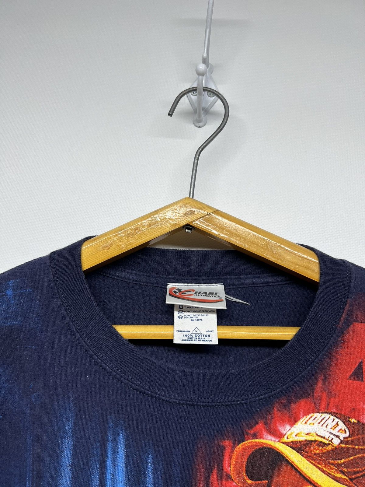NASCAR × Vintage Vintage Y2k NASCAR Racing Du Point All Over Print T-Shirt Size US L / EU 52-54 / 3 - 11 Thumbnail