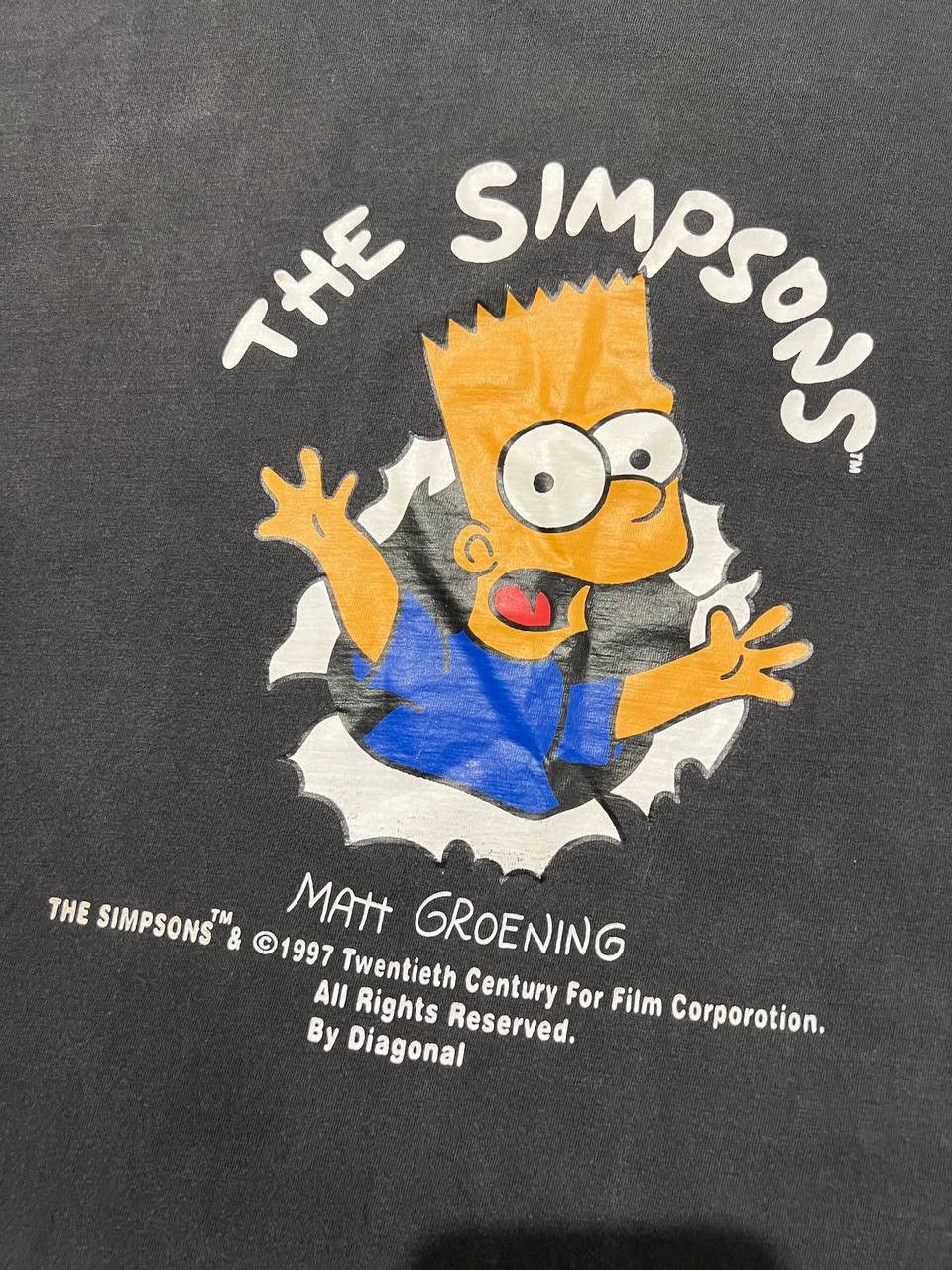 The Simpsons Vintage The Simpsons 1997s Bart T-Shirt Big Logo Size L Size US L / EU 52-54 / 3 - 3 Thumbnail