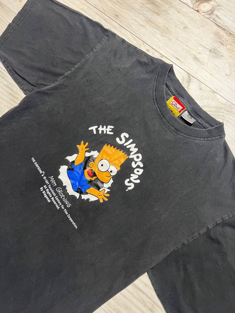 The Simpsons Vintage The Simpsons 1997s Bart T-Shirt Big Logo Size L Size US L / EU 52-54 / 3 - 2 Thumbnail
