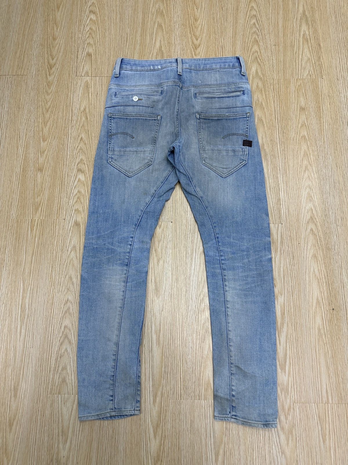 GSTAR D-STAQ 3D SKINNY DISTRESSED DENIM (J494)