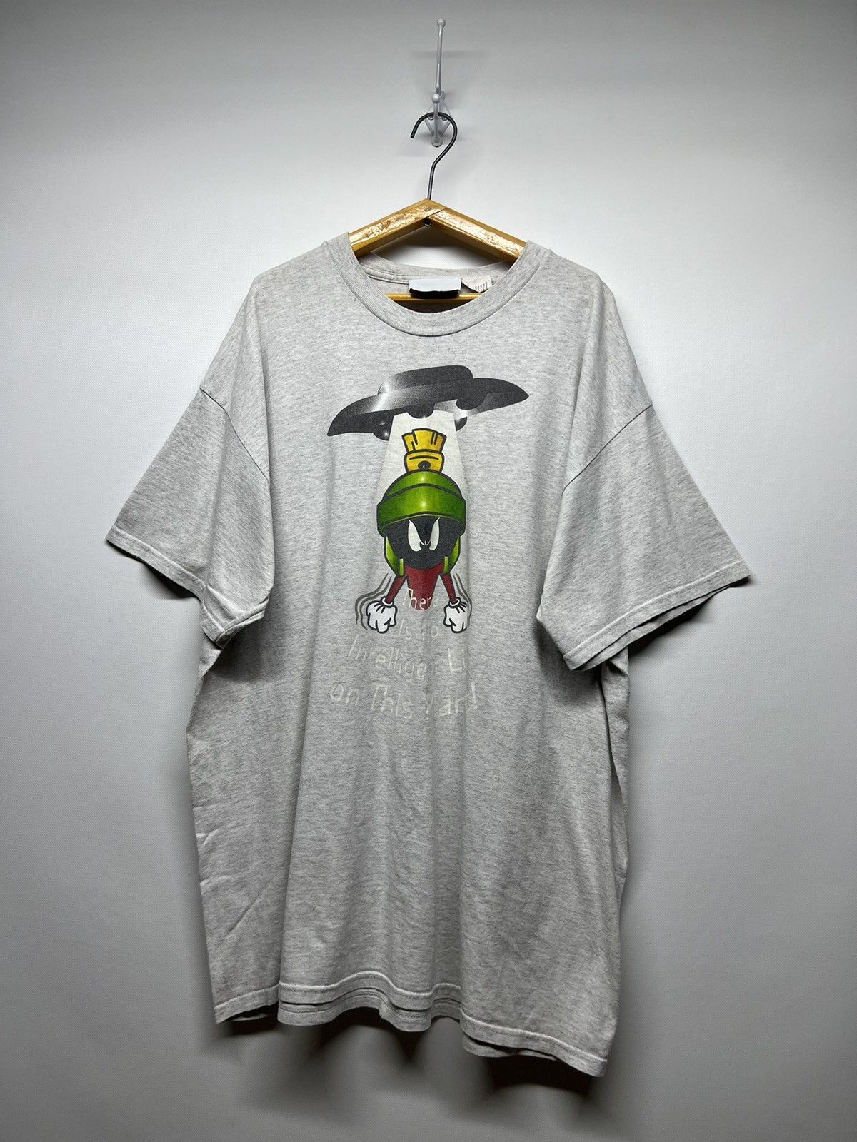 Vintage Vintage 1997 Y2k Marvin The Martian Big Logo T-Shirt 90s USA Size US XL / EU 56 / 4 - 2 Thumbnail