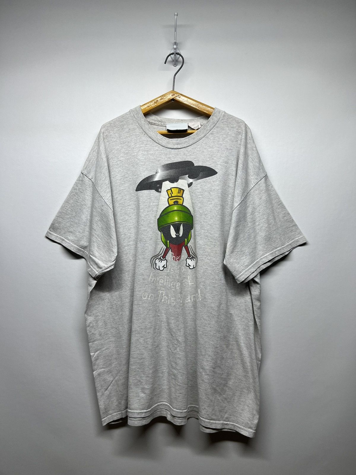 Vintage Vintage 1997 Y2k Marvin The Martian Big Logo T-Shirt 90s USA Size US XL / EU 56 / 4 - 3 Thumbnail