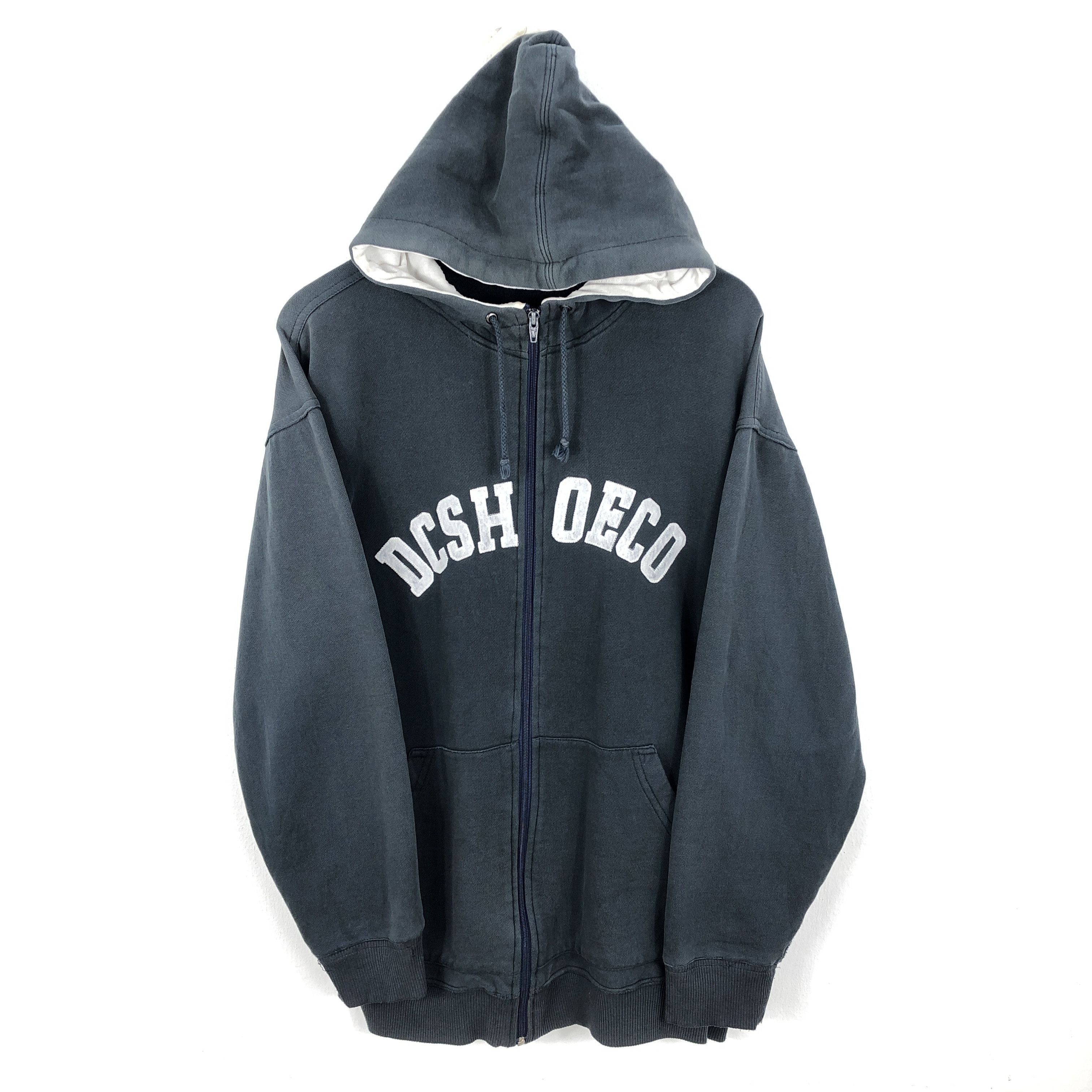 Vintage Vintage DC Shoe USA Hoodie Zipper Size US M / EU 48-50 / 2 - 1 Thumbnail