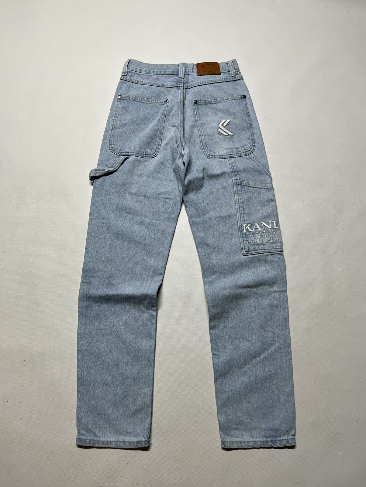 Karl Kani × Vintage Vintage Y2k Karl Kani Cargo Pants 00’s Blue Size US 28 / EU 44 - 2 Thumbnail