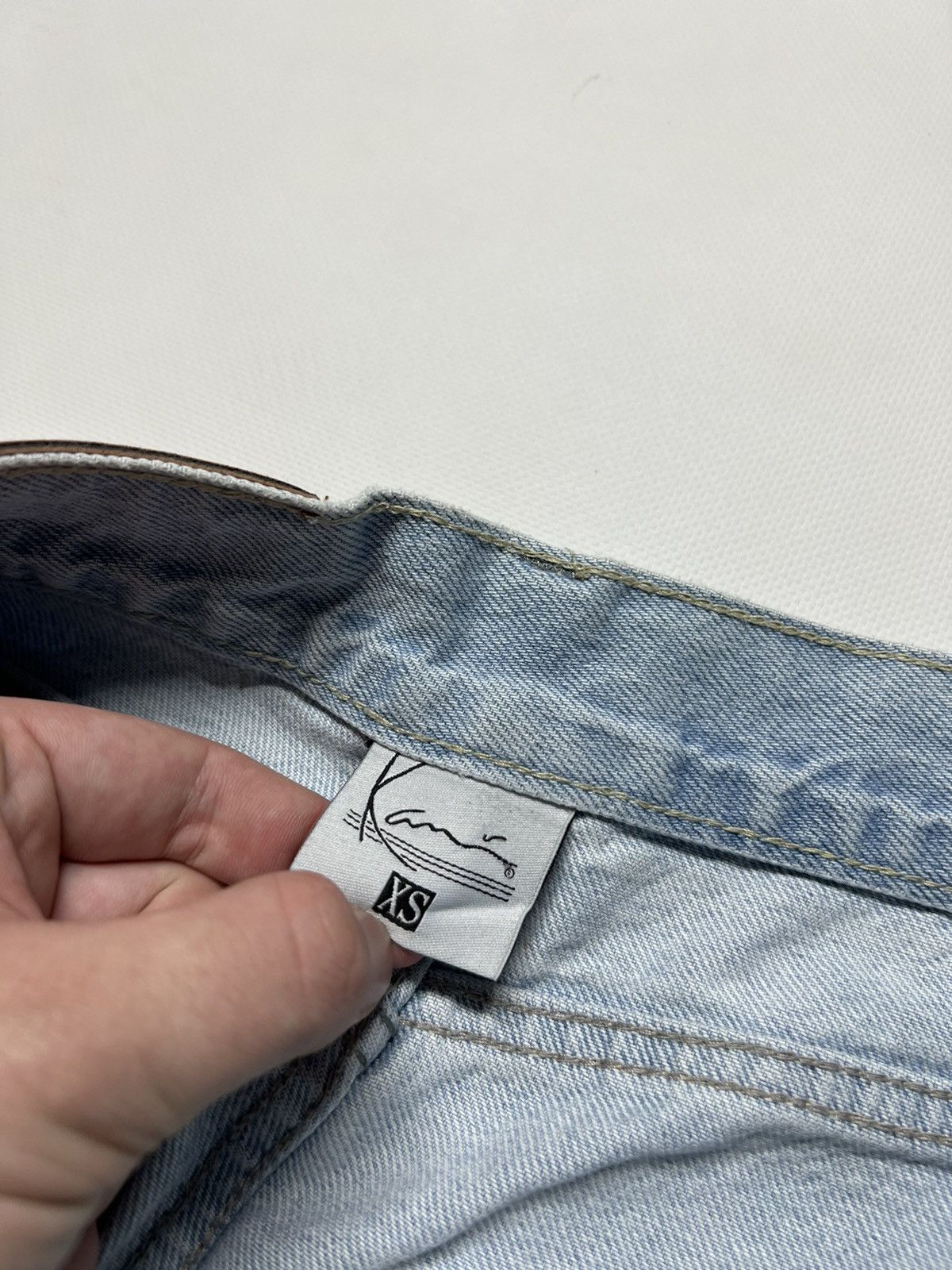 Karl Kani × Vintage Vintage Y2k Karl Kani Cargo Pants 00’s Blue Size US 28 / EU 44 - 13 Thumbnail