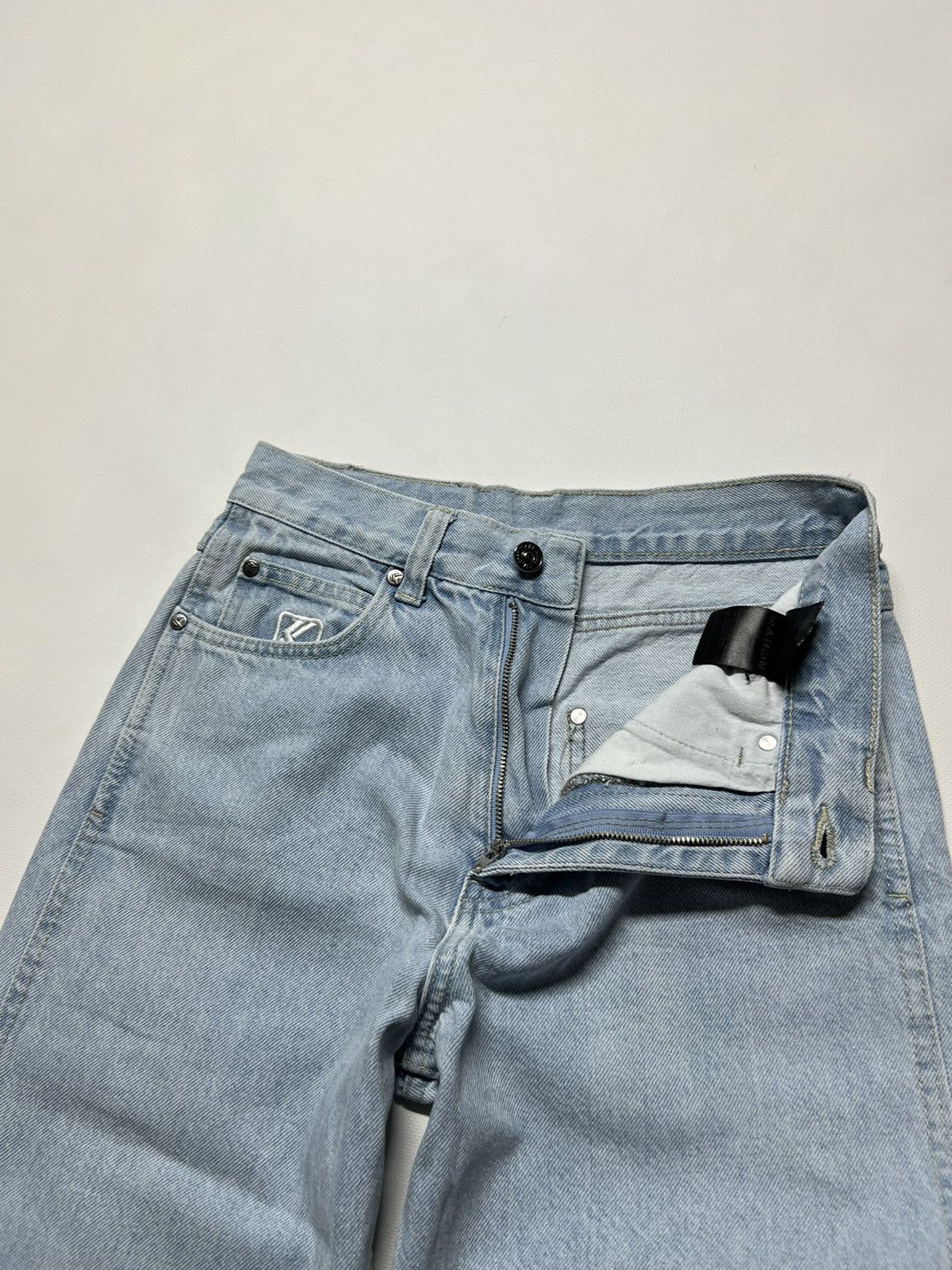Karl Kani × Vintage Vintage Y2k Karl Kani Cargo Pants 00’s Blue Size US 28 / EU 44 - 11 Thumbnail
