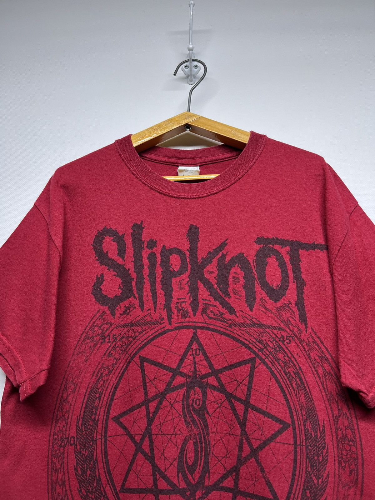 Band Tees × Slipknot × Vintage Vintage Y2k Slipknot All Hope is Gone Pentagram T-Shirt 00’s Size US M / EU 48-50 / 2 - 2 Thumbnail