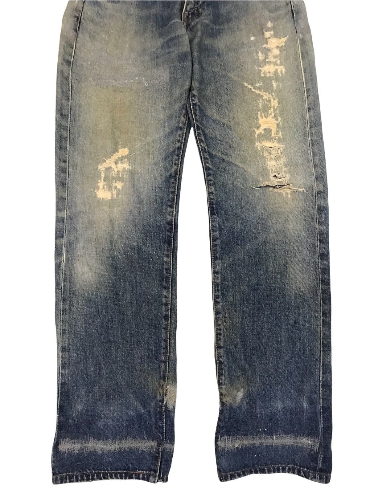 Levi's Vintage Clothing Vintage Levis Big E distress jeans Size US 26 / EU 42 - 3 Thumbnail