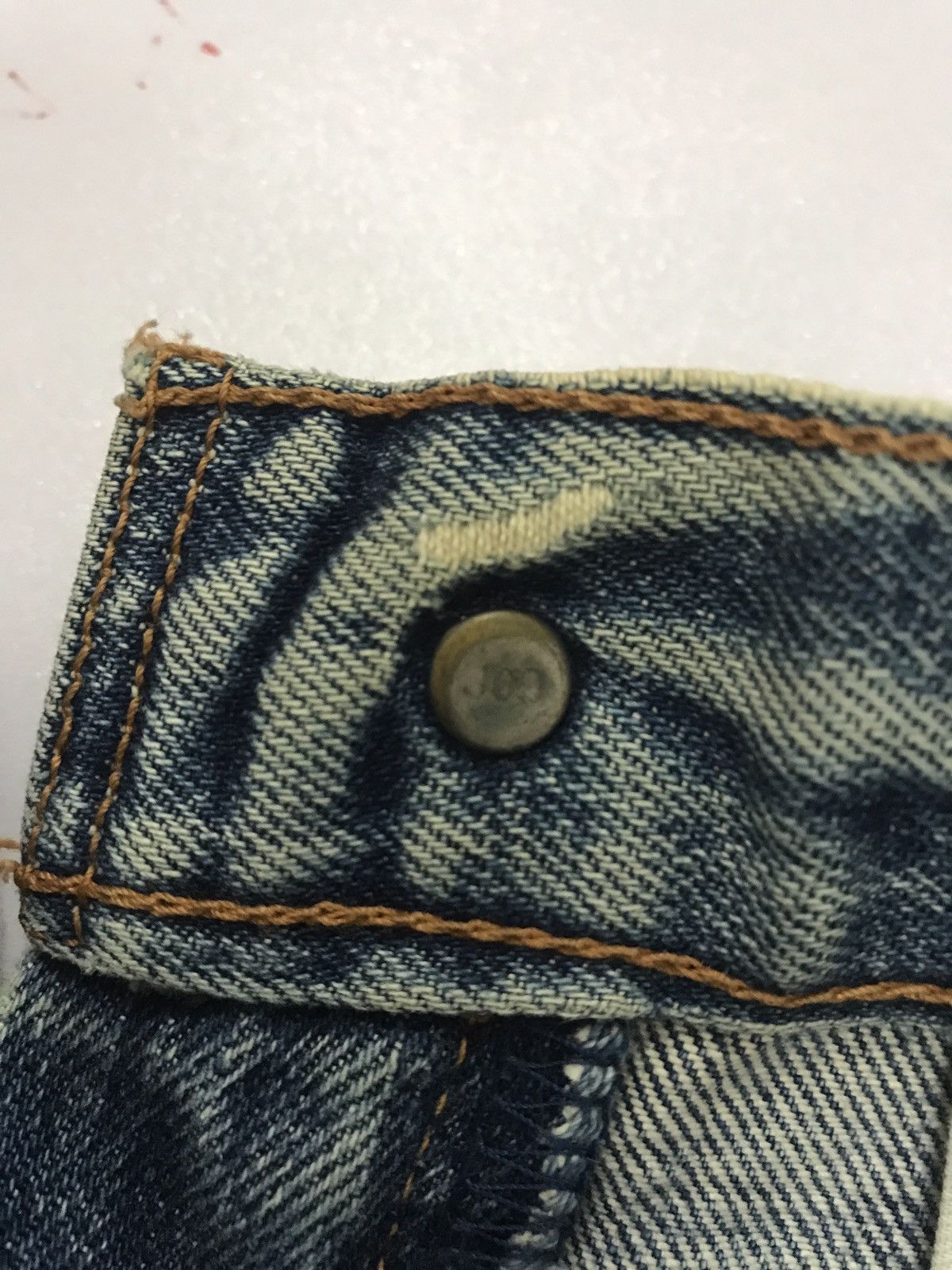 Levi's Vintage Clothing Vintage Levis Big E distress jeans Size US 26 / EU 42 - 12 Thumbnail