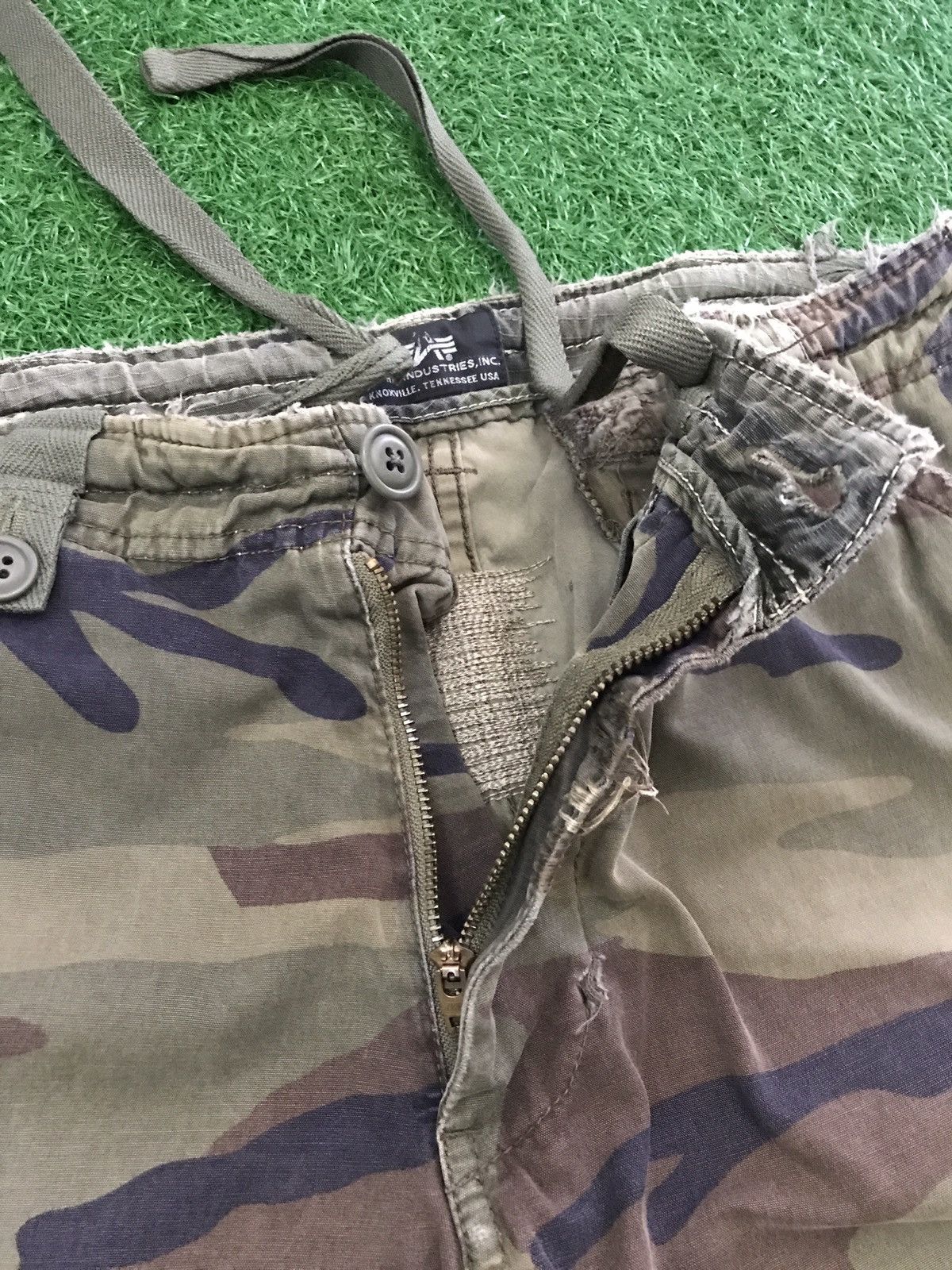 Alpha Industries × Vintage Vintage Alpha industries military cargo pant Size US 36 / EU 52 - 9 Thumbnail