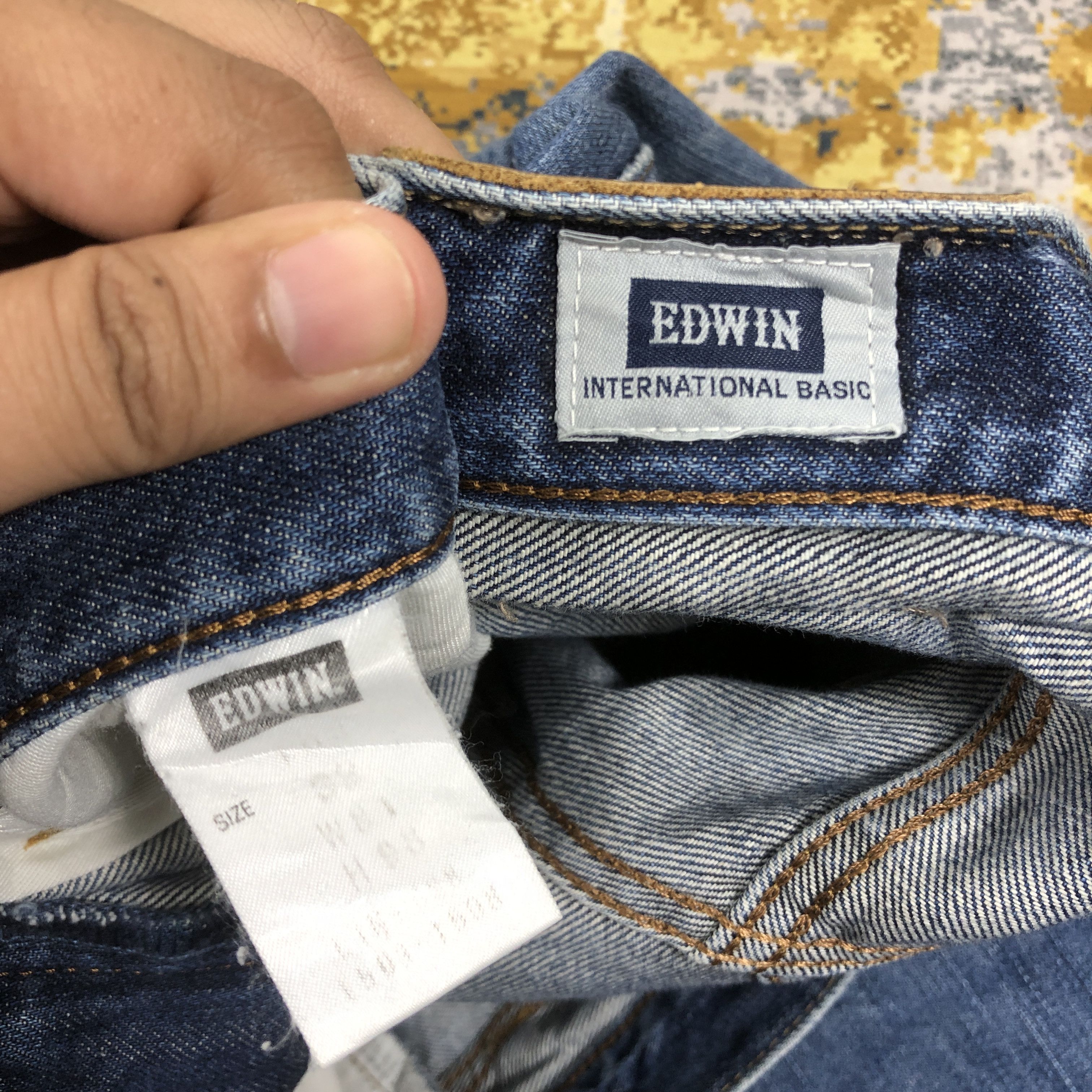 Edwin × Vintage Vintage Edwin 403 Jeans Light Blue Wash Denim 32 x 29 Size US 32 / EU 48 - 12 Thumbnail