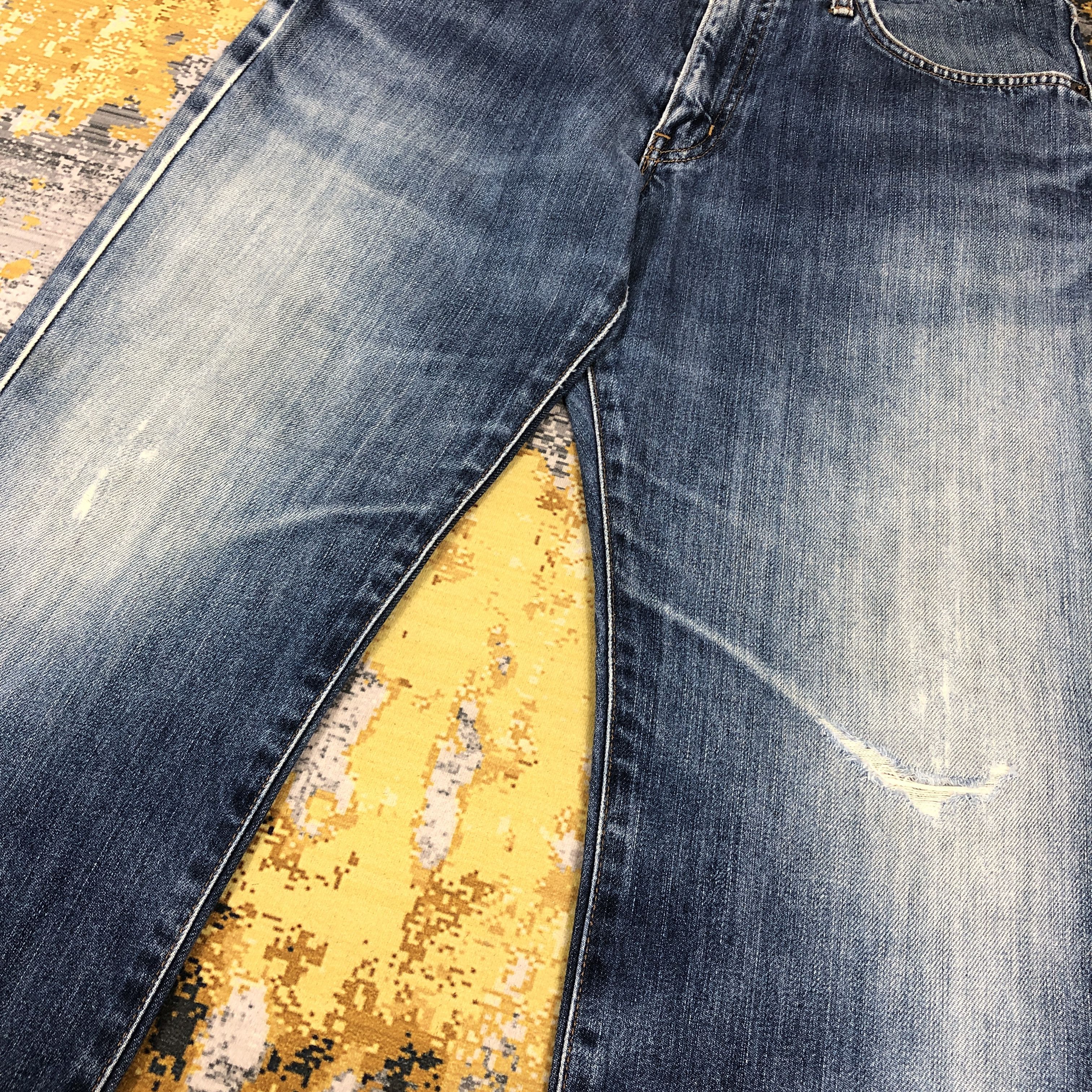 Edwin × Vintage Vintage Edwin 403 Jeans Light Blue Wash Denim 32 x 29 Size US 32 / EU 48 - 7 Thumbnail